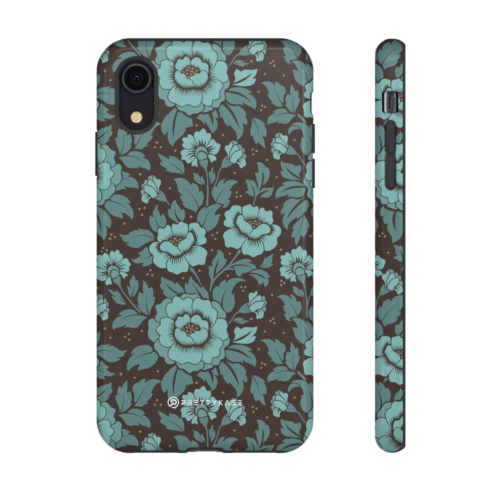 Turquoise Floral - PrettyKase