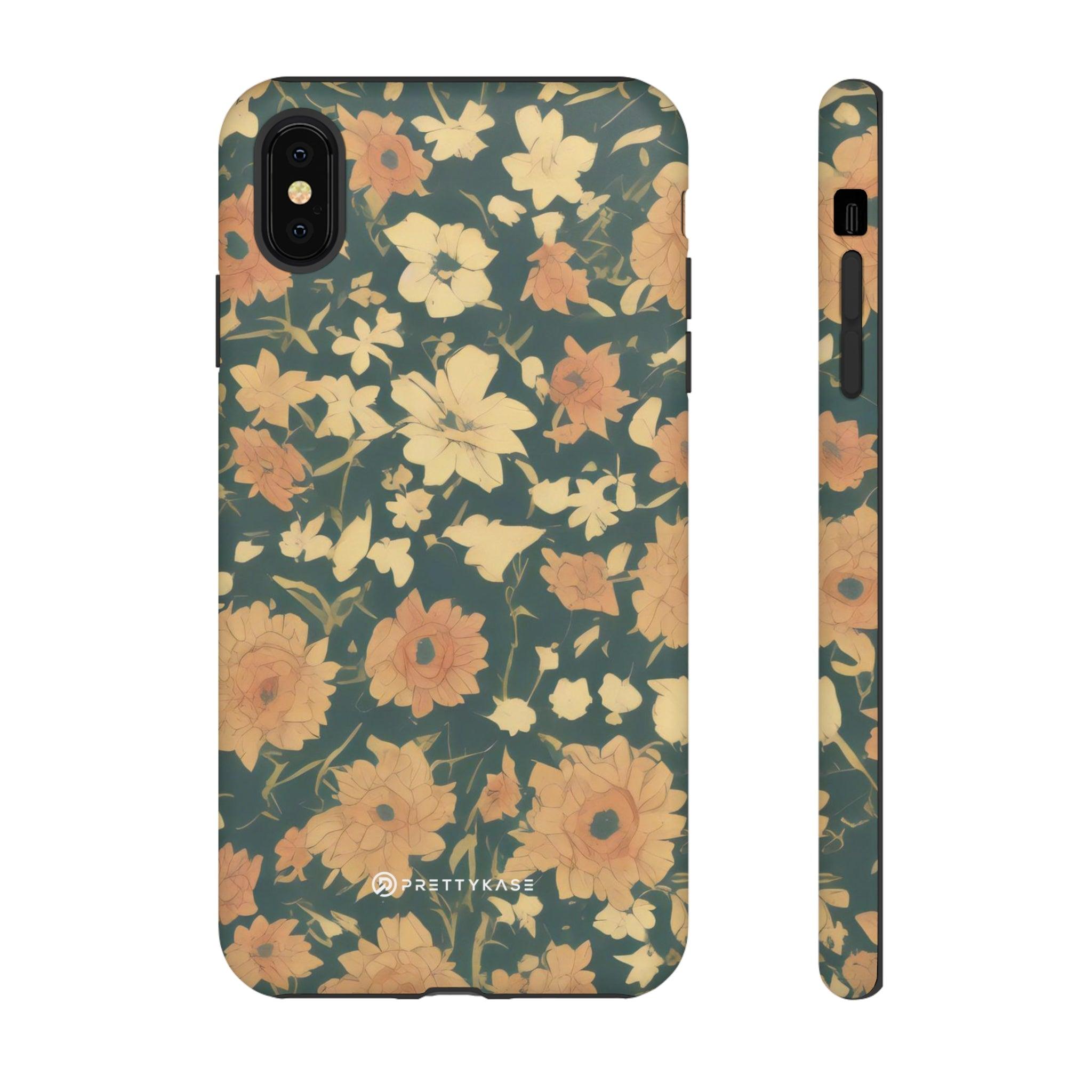 Olive Green Floral - PrettyKase