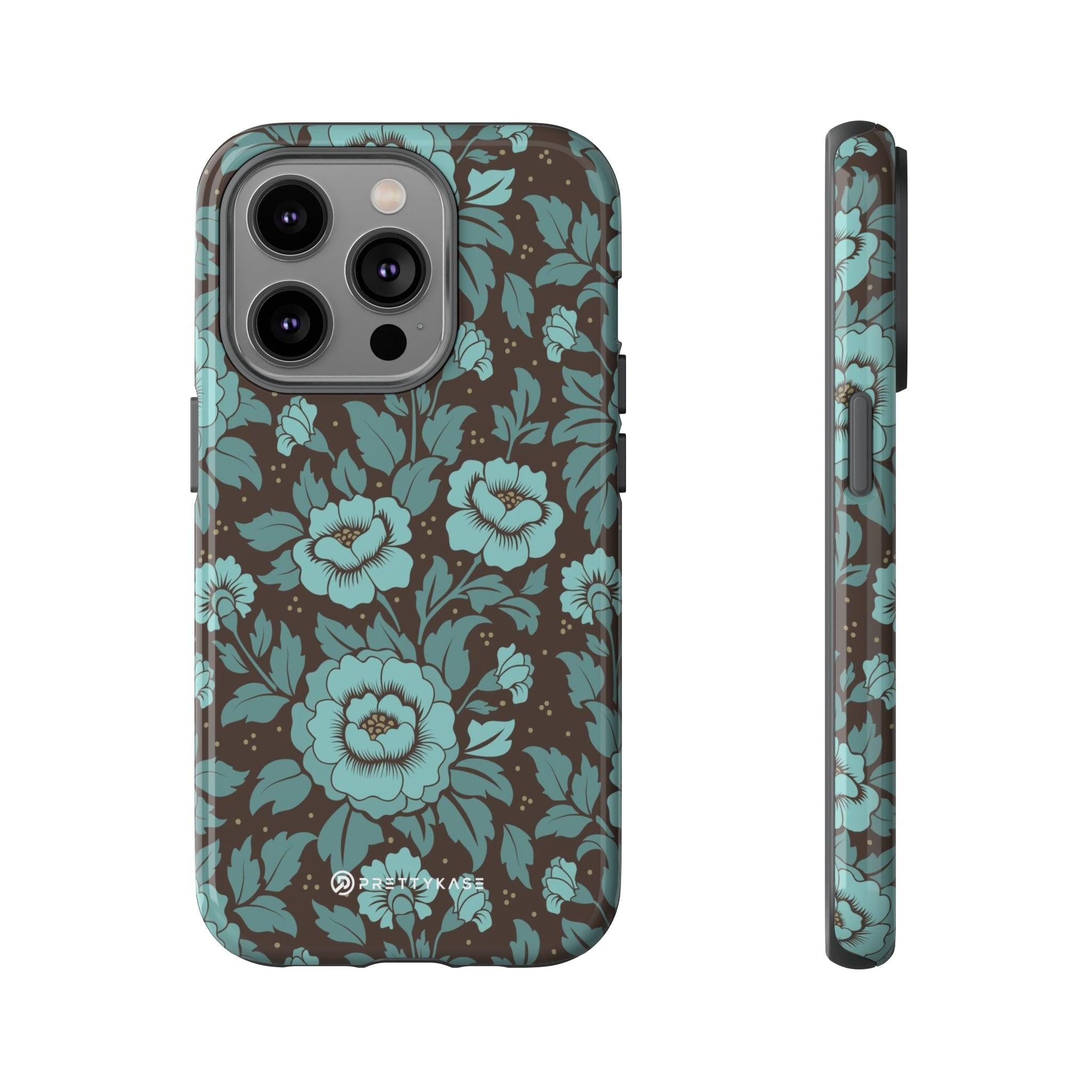 Turquoise Floral - PrettyKase