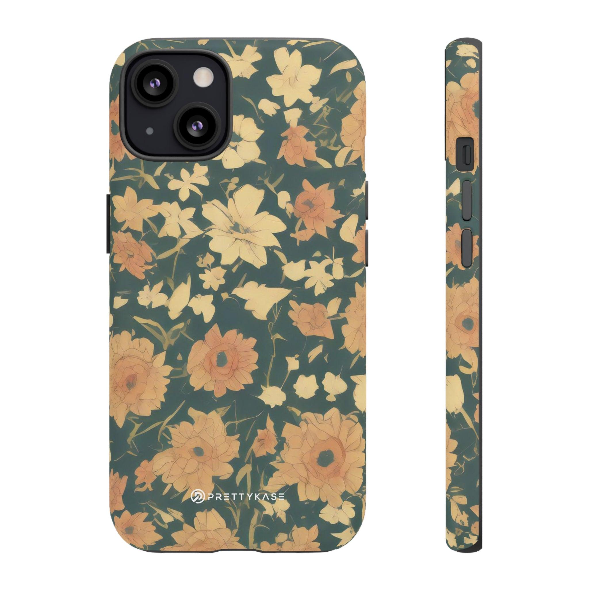 Olive Green Floral - PrettyKase