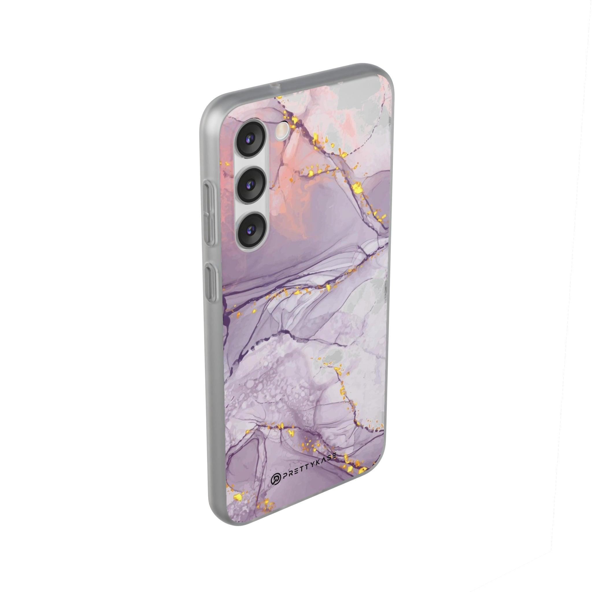 Lavender Marble Slim - PrettyKase