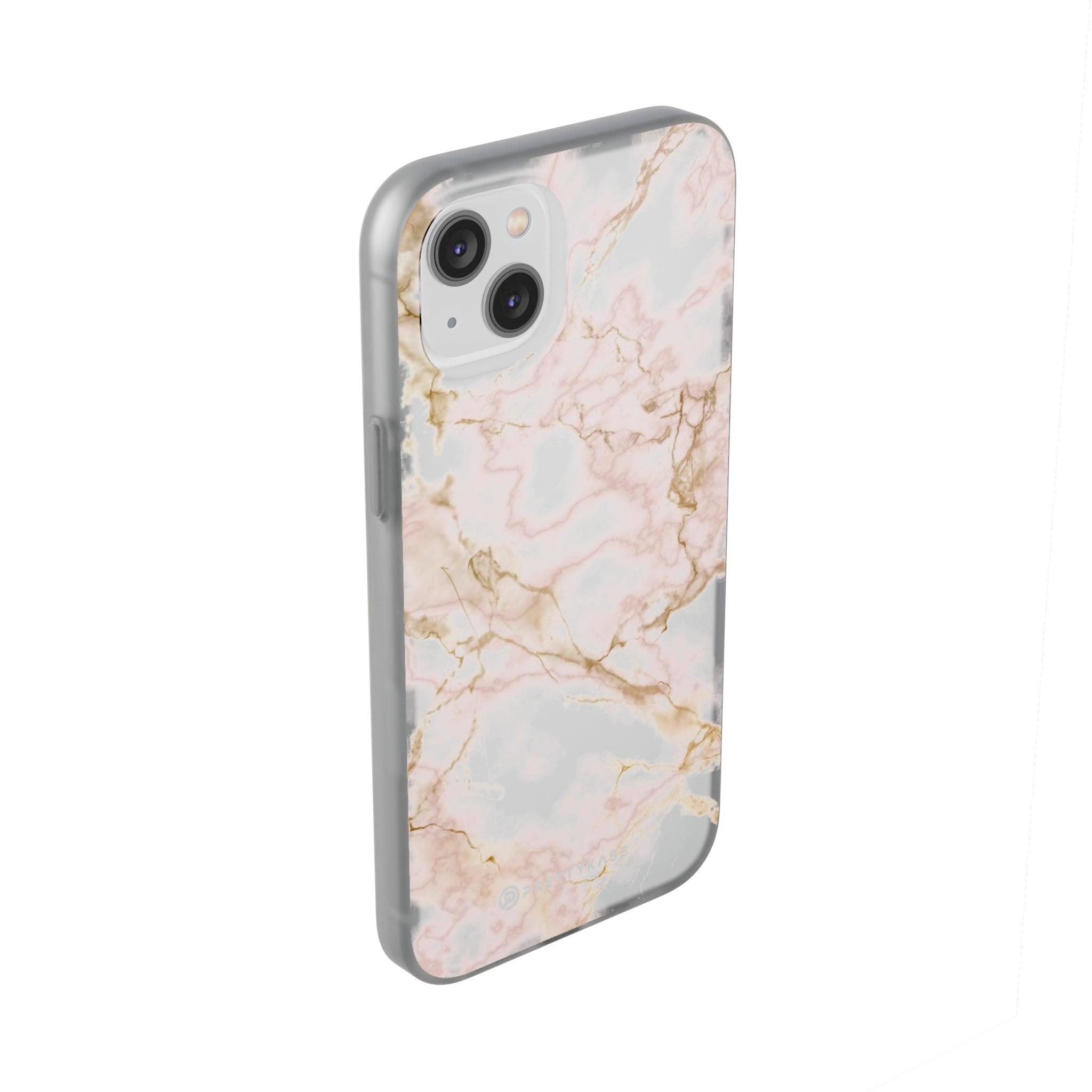 Golden Rosed Marble Slim - PrettyKase