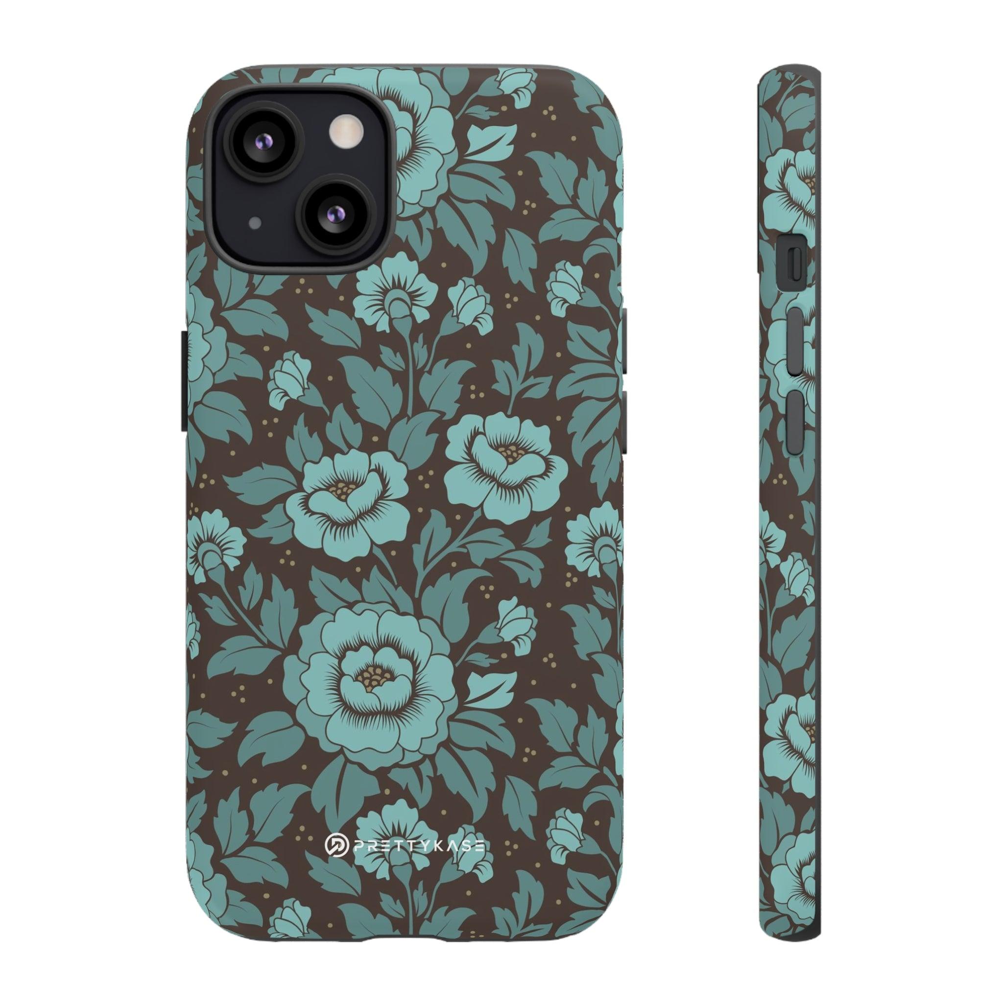 Turquoise Floral - PrettyKase