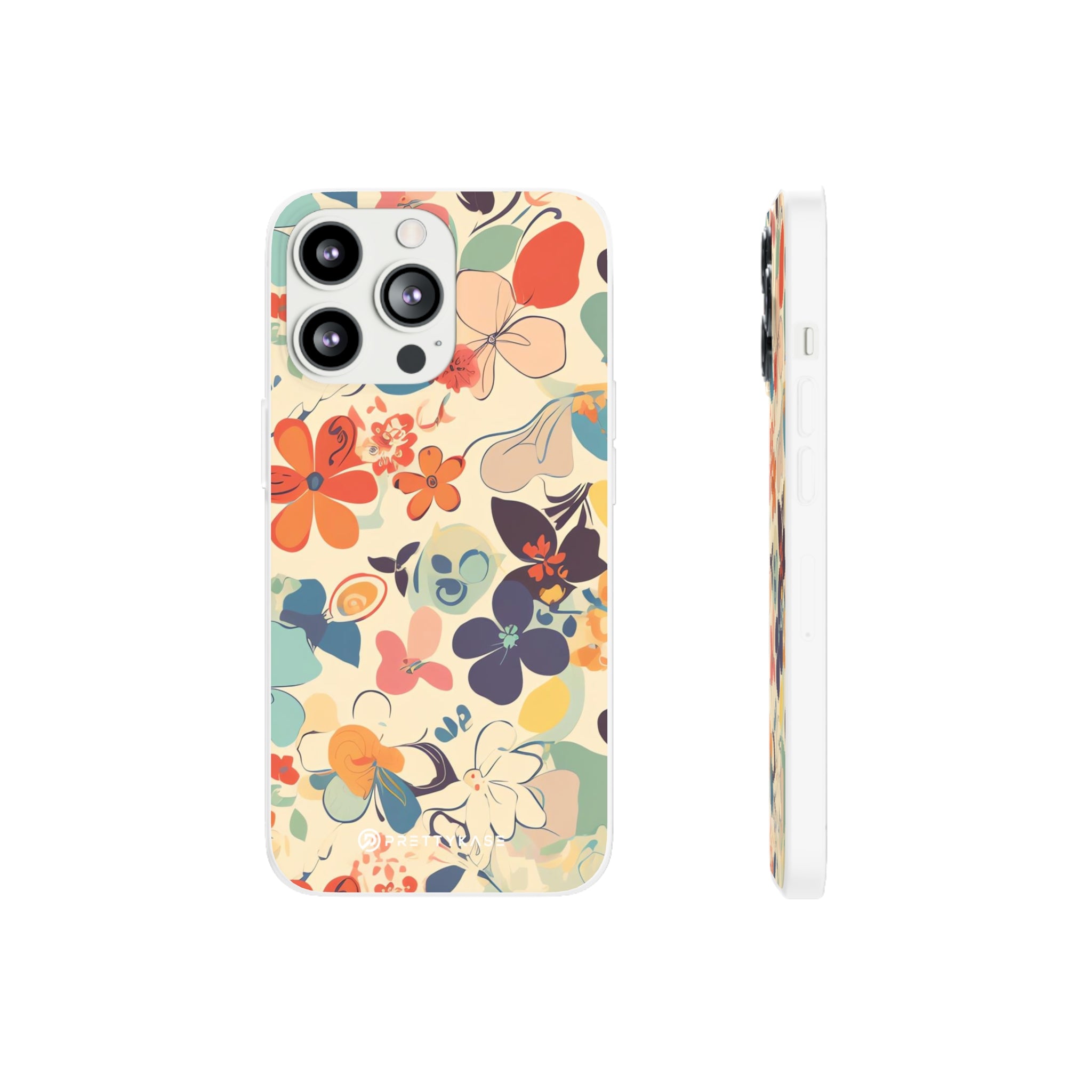 Motif floral sans couture mince