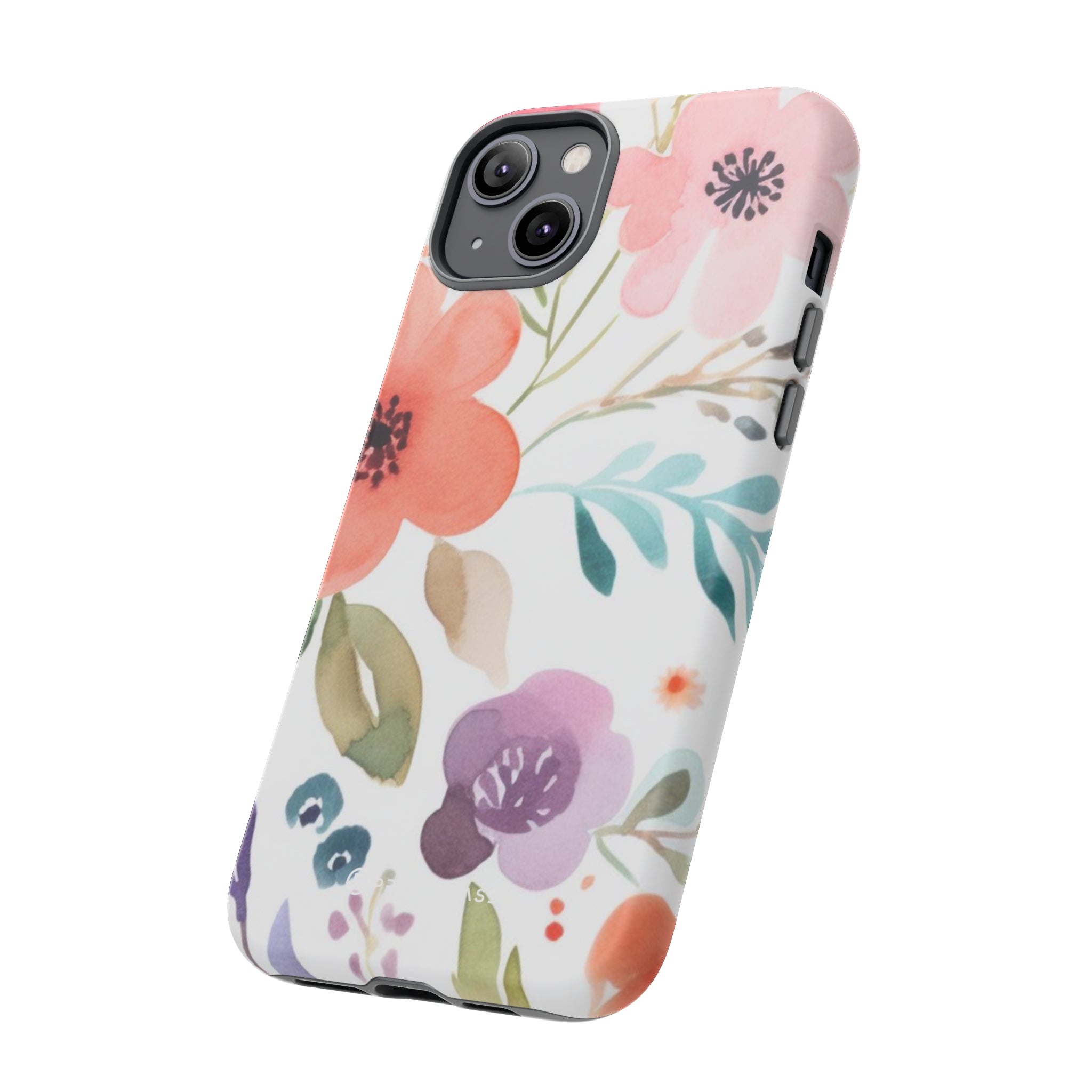 Motif de fleurs bleu rose