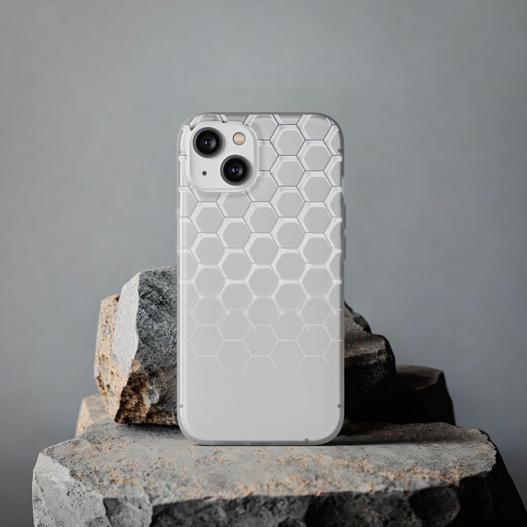 White Hexagon Slim - PrettyKase