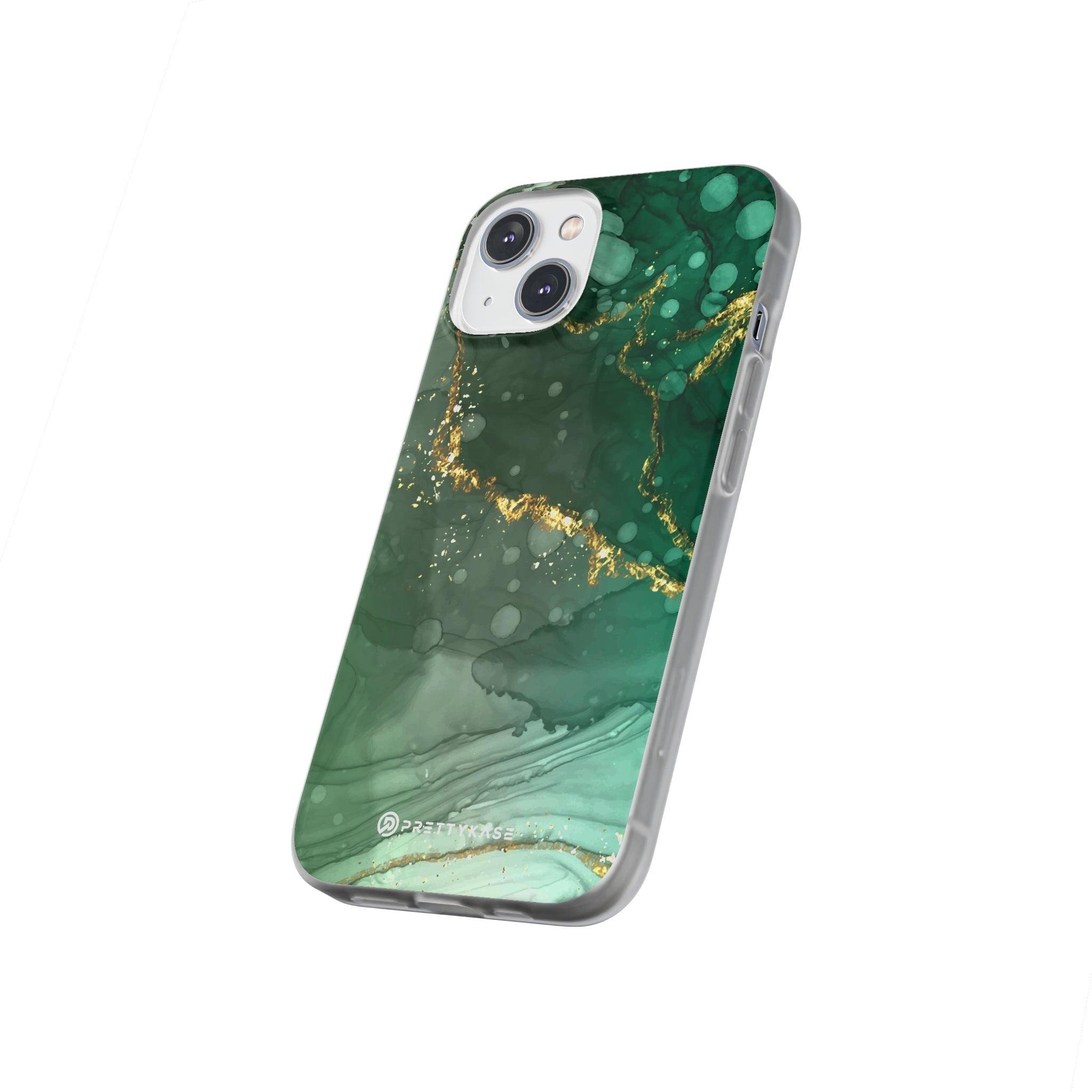 Gold Jade Green Slim - PrettyKase