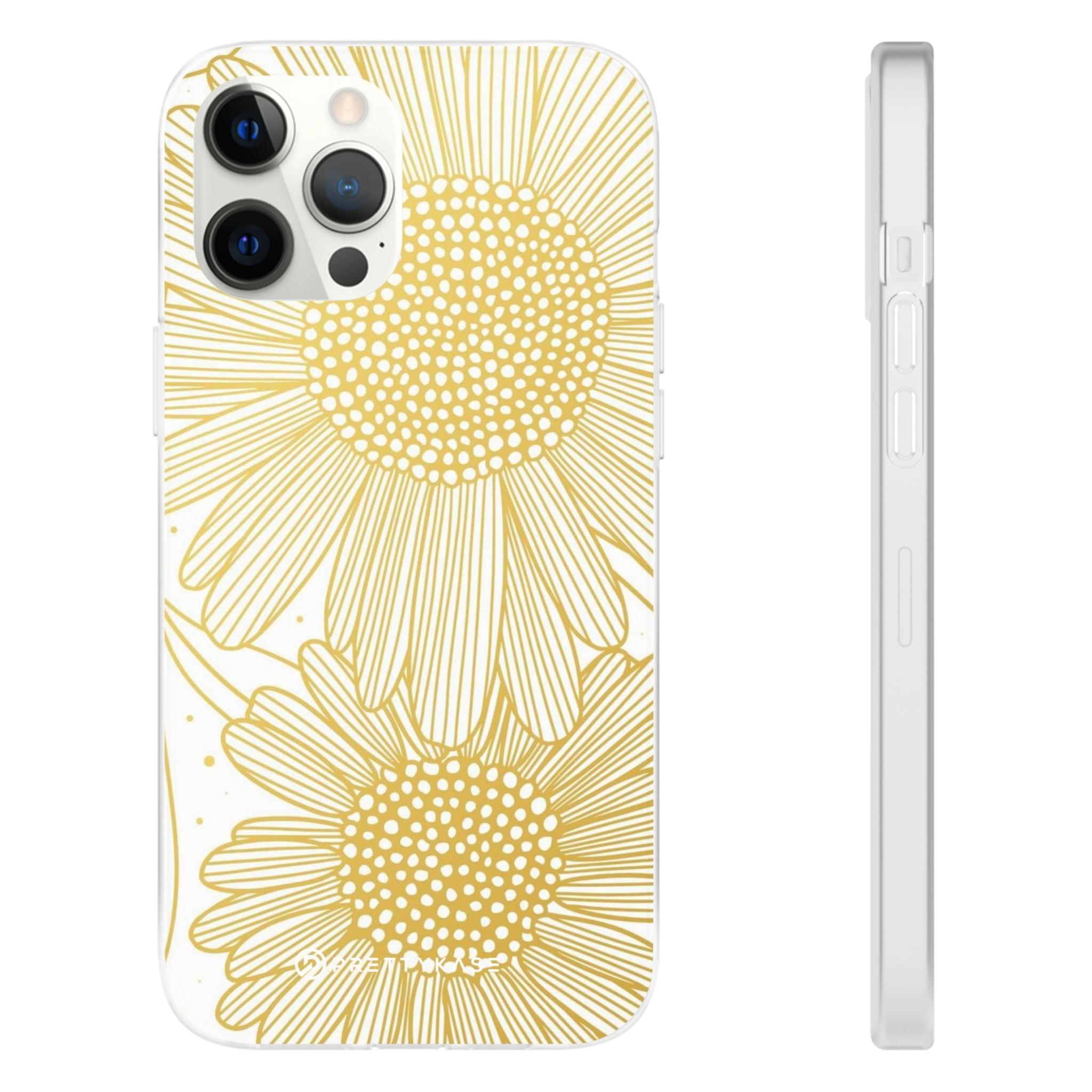 White Sun Flower Slim - PrettyKase