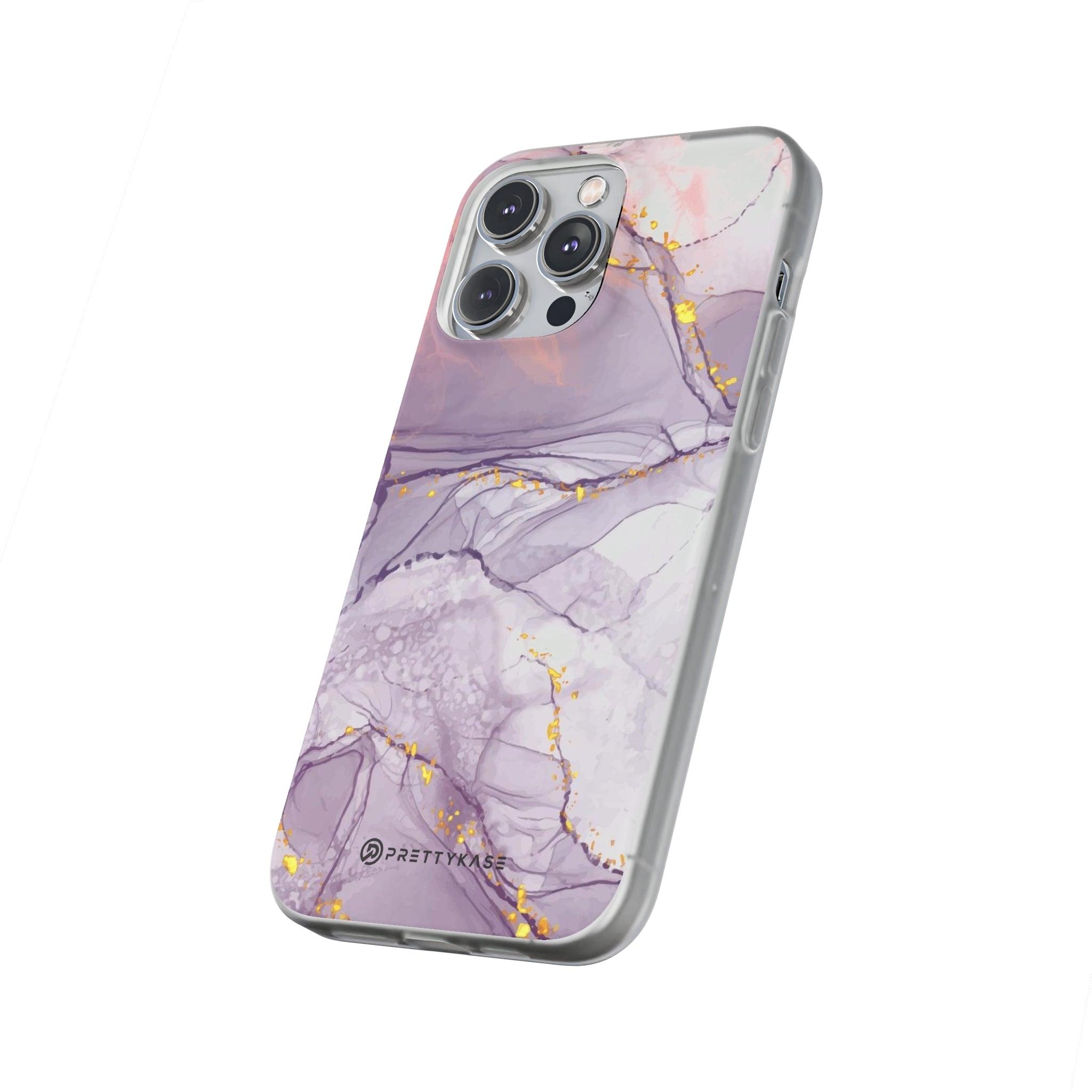 Lavender Marble Slim - PrettyKase