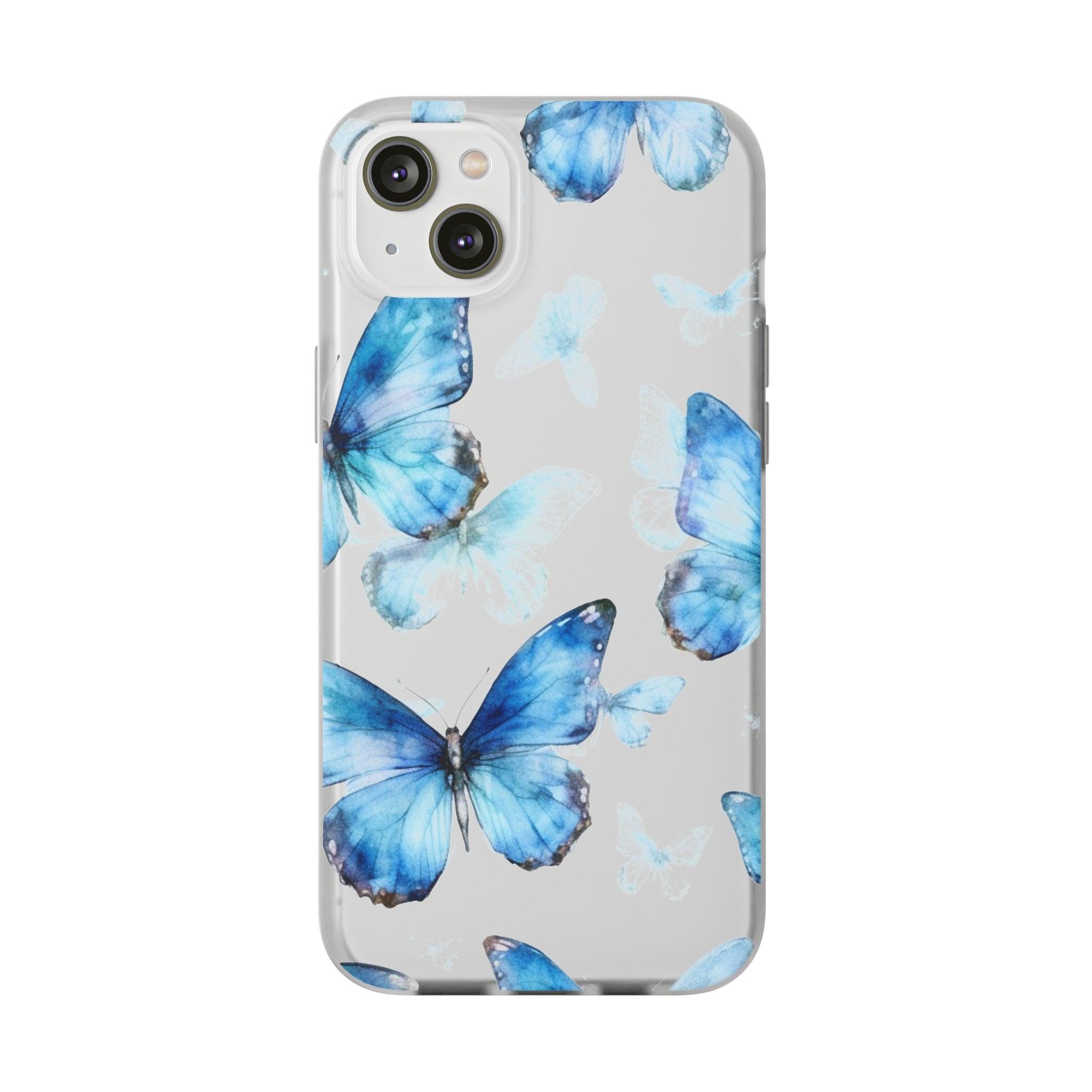 Blue Butterflies Slim - PrettyKase