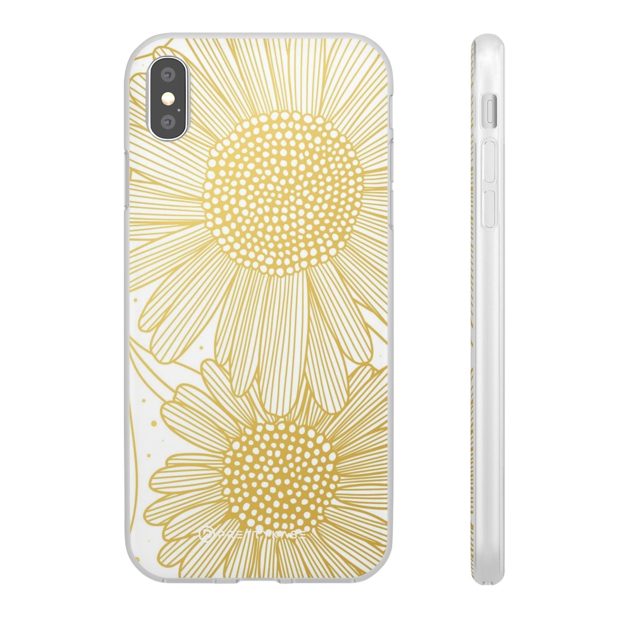 White Sun Flower Slim - PrettyKase