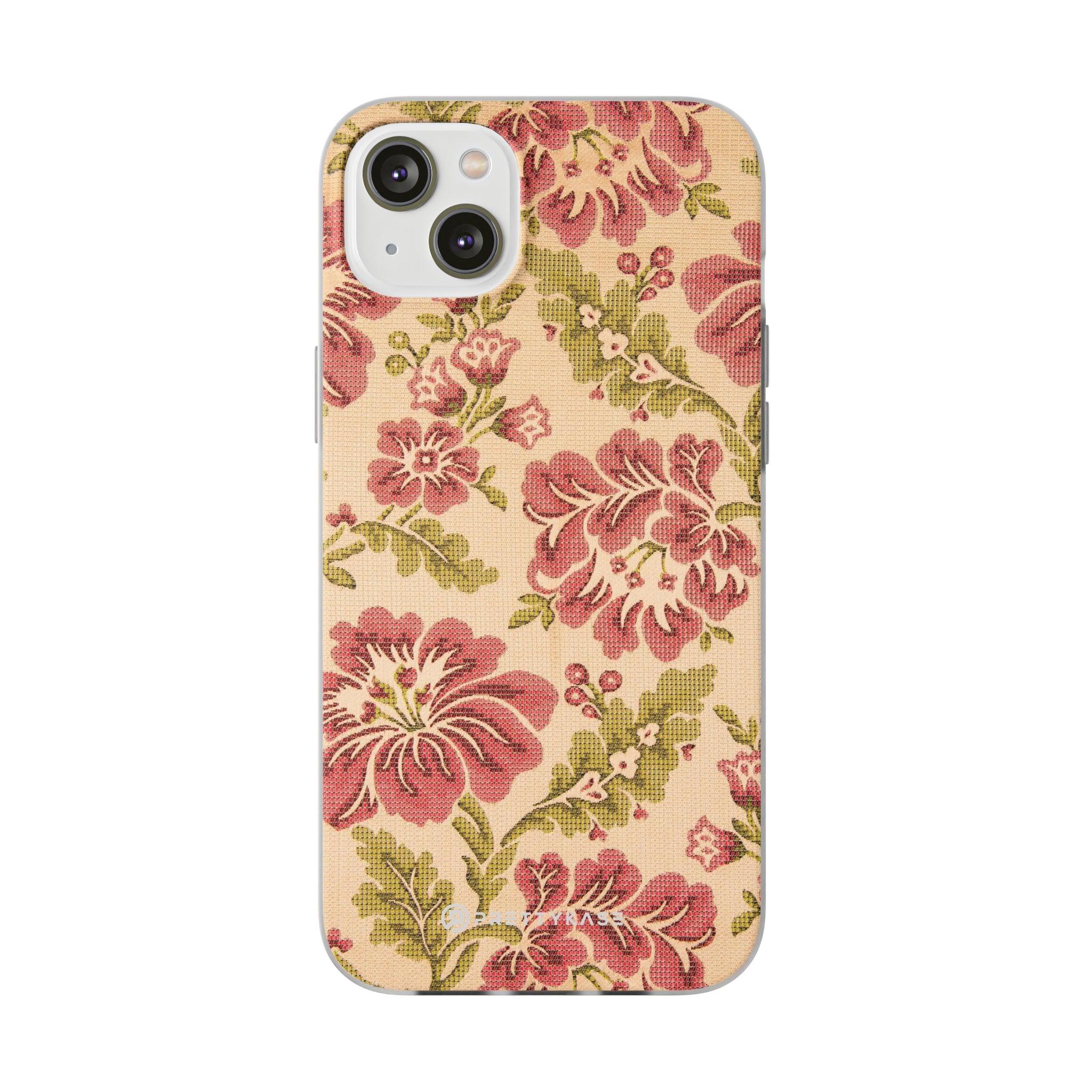 Fabric Floral Texture Slim - PrettyKase