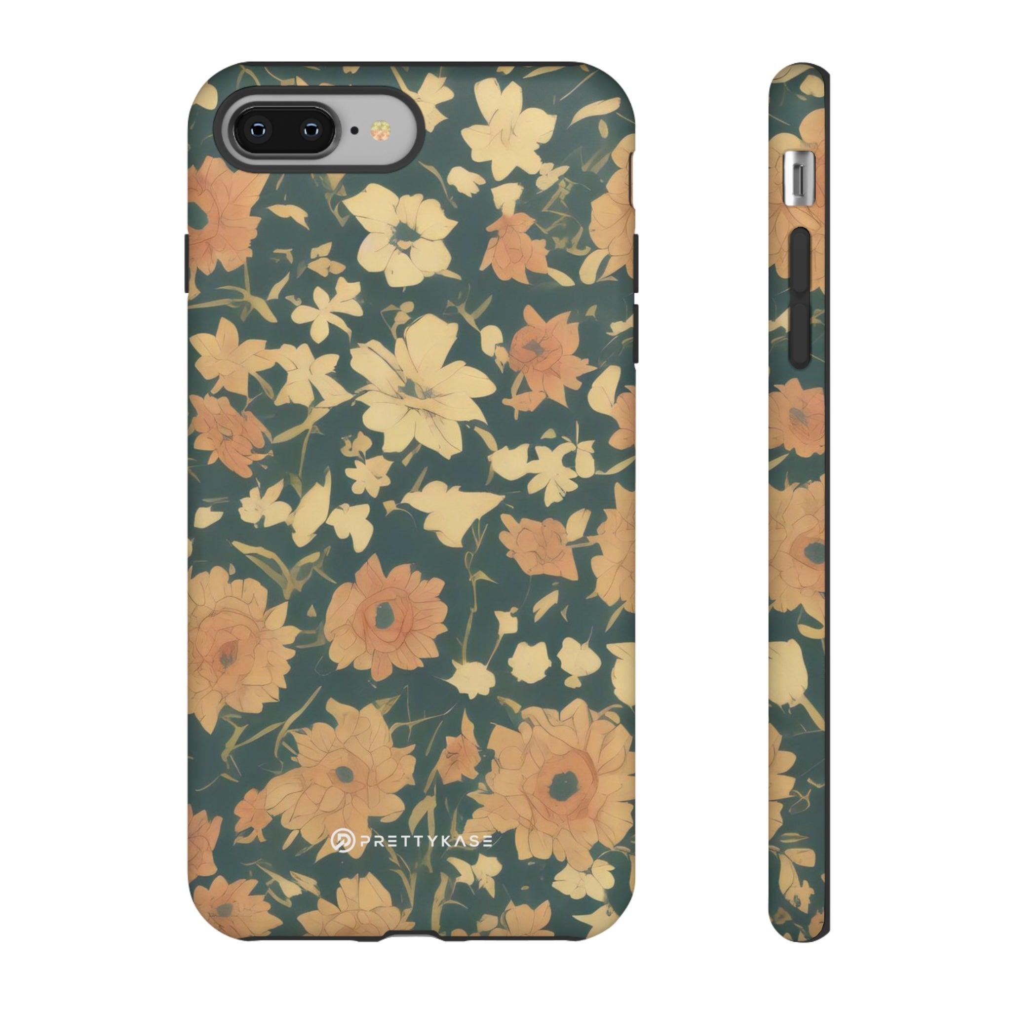 Olive Green Floral - PrettyKase