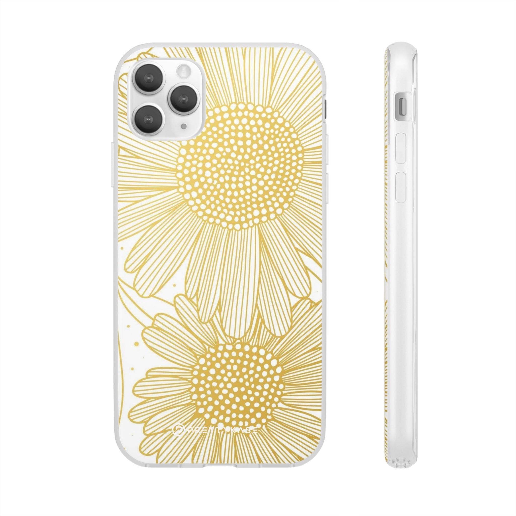 White Sun Flower Slim - PrettyKase