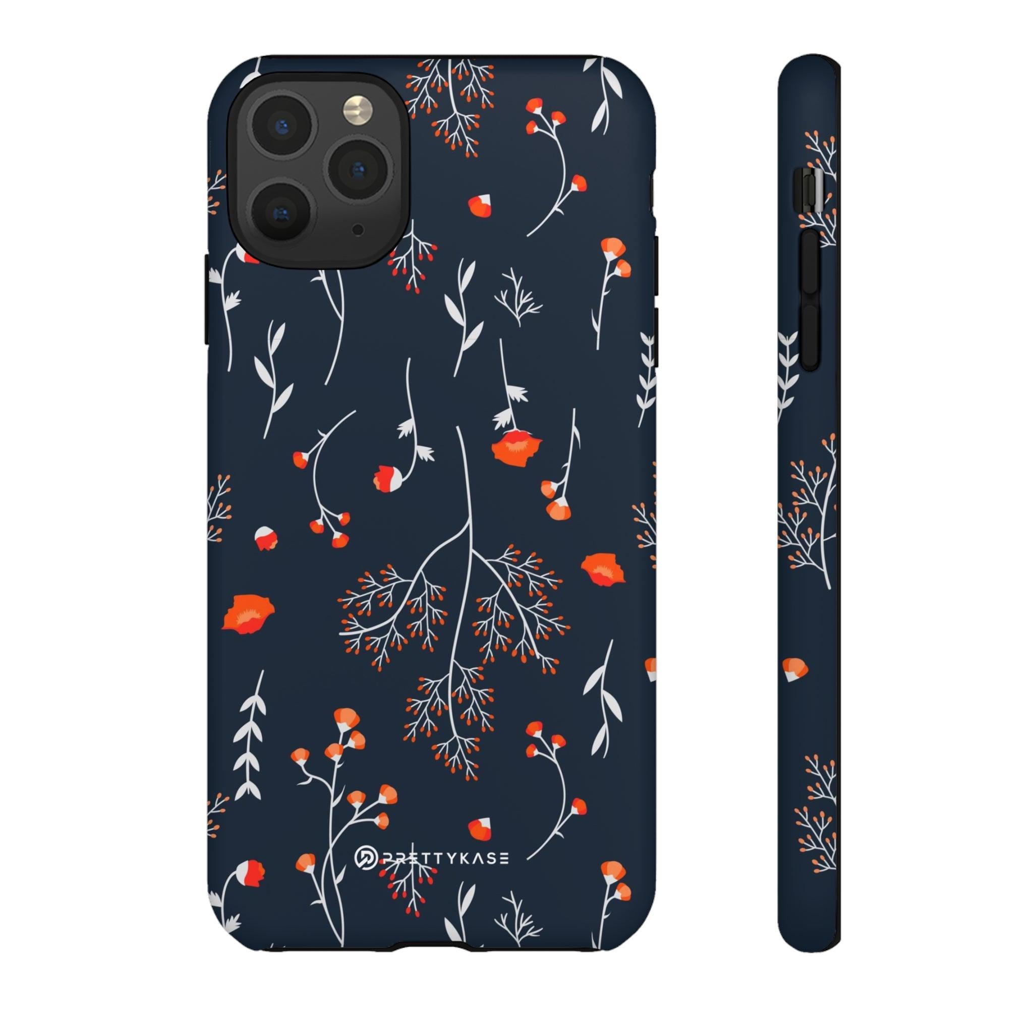 Blue Winter Floral - PrettyKase