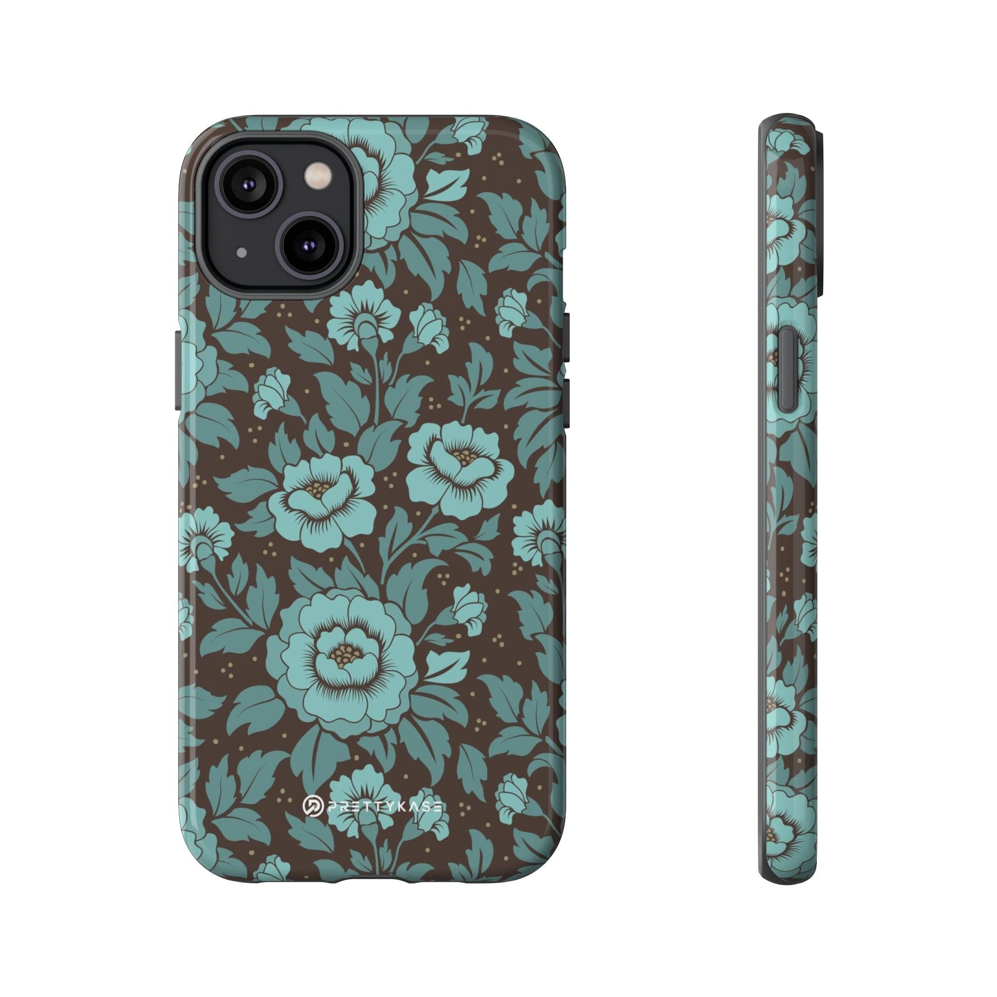 Turquoise Floral - PrettyKase