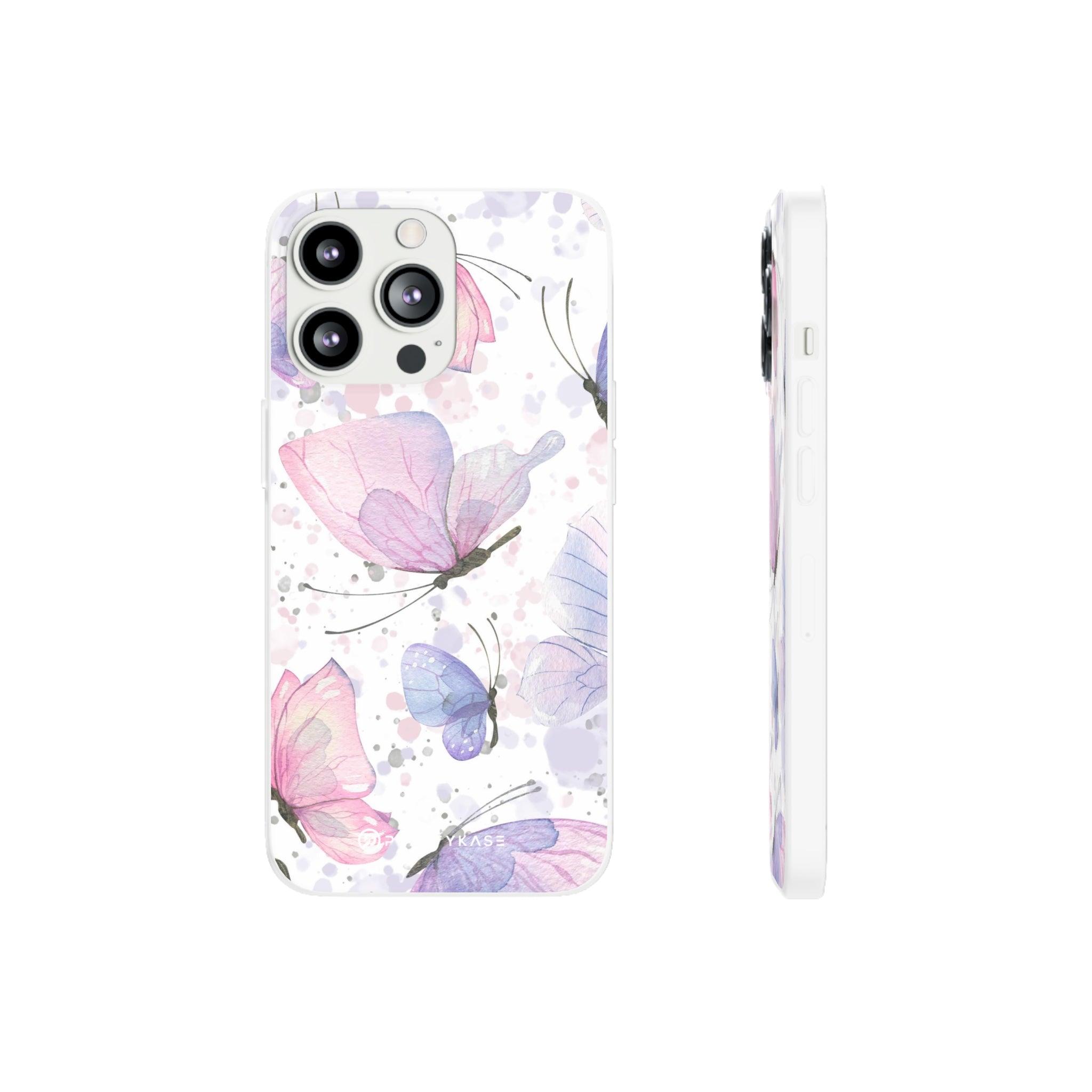 Pink Lilac Butterflies Slim - PrettyKase