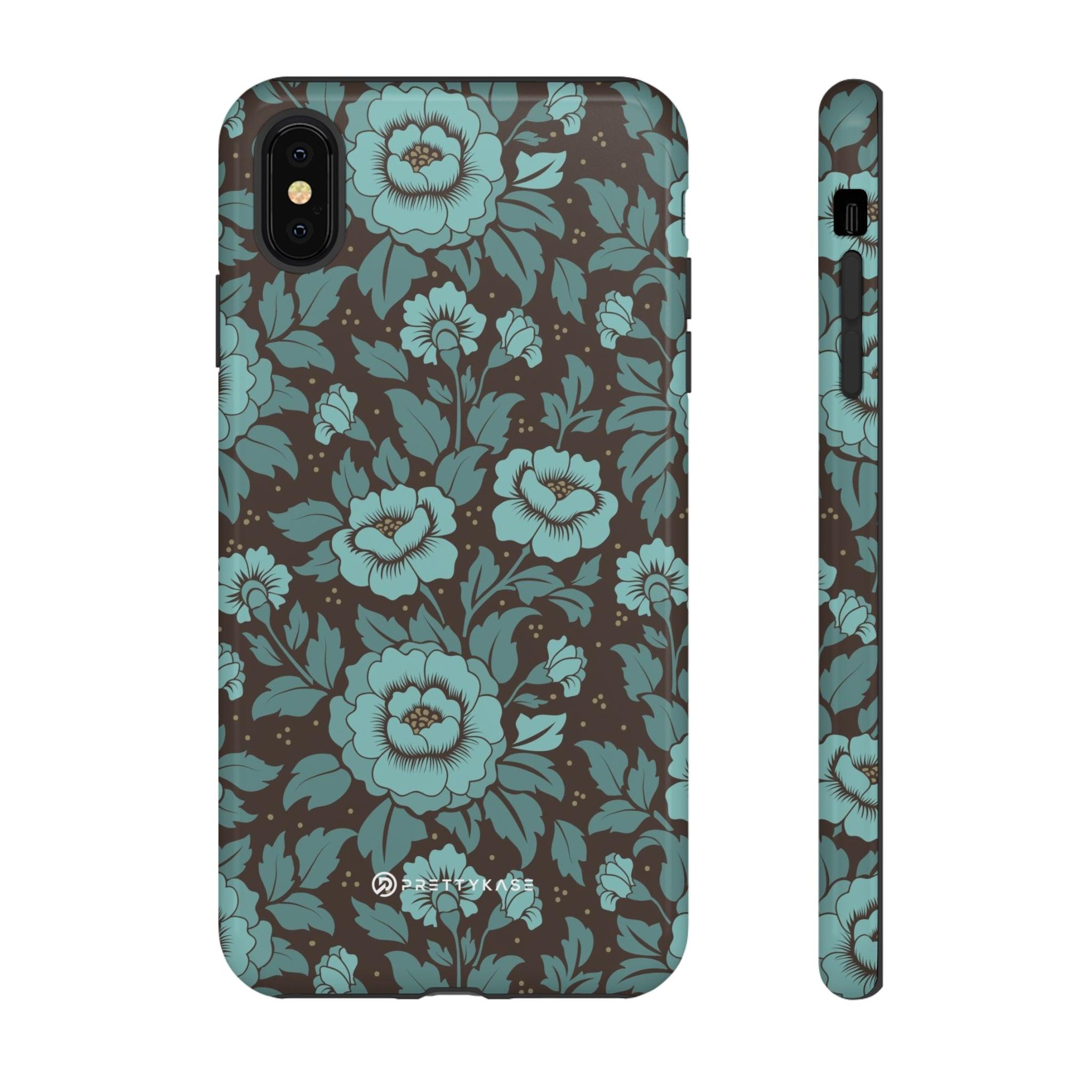 Turquoise Floral - PrettyKase