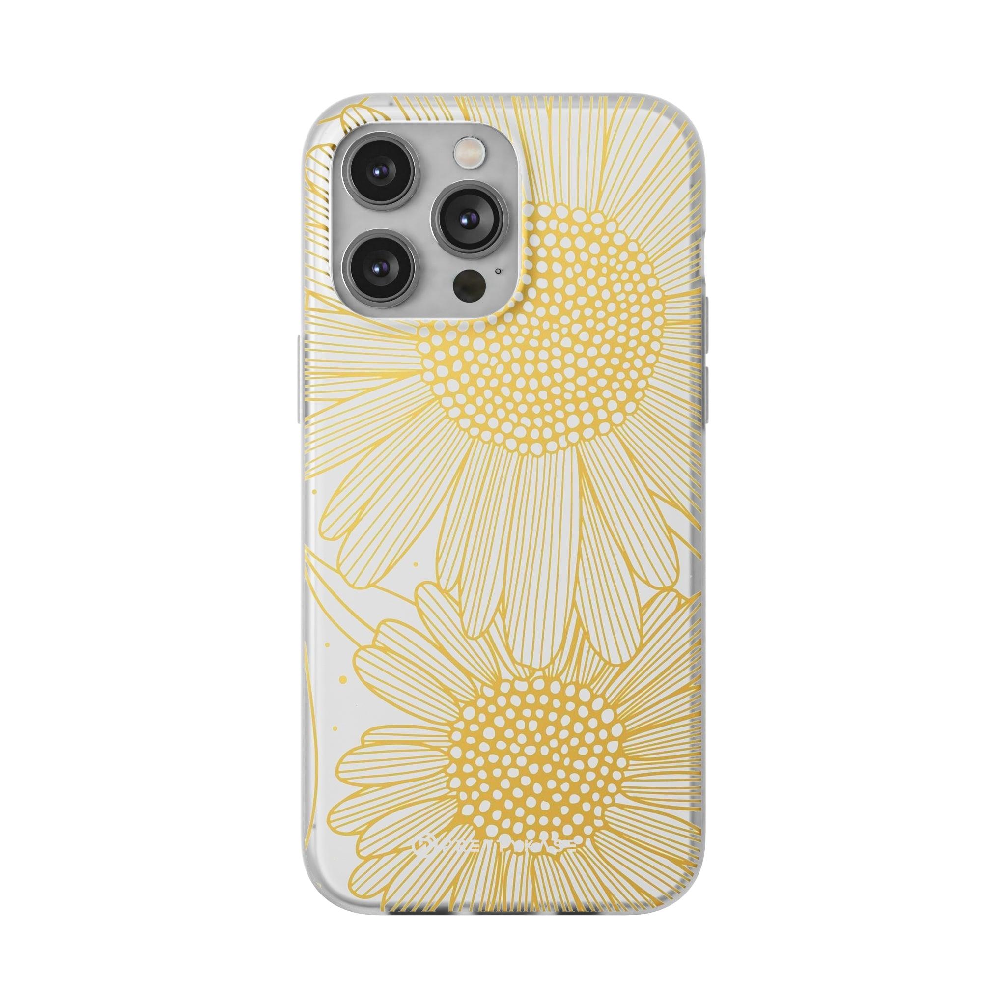 White Sun Flower Slim - PrettyKase