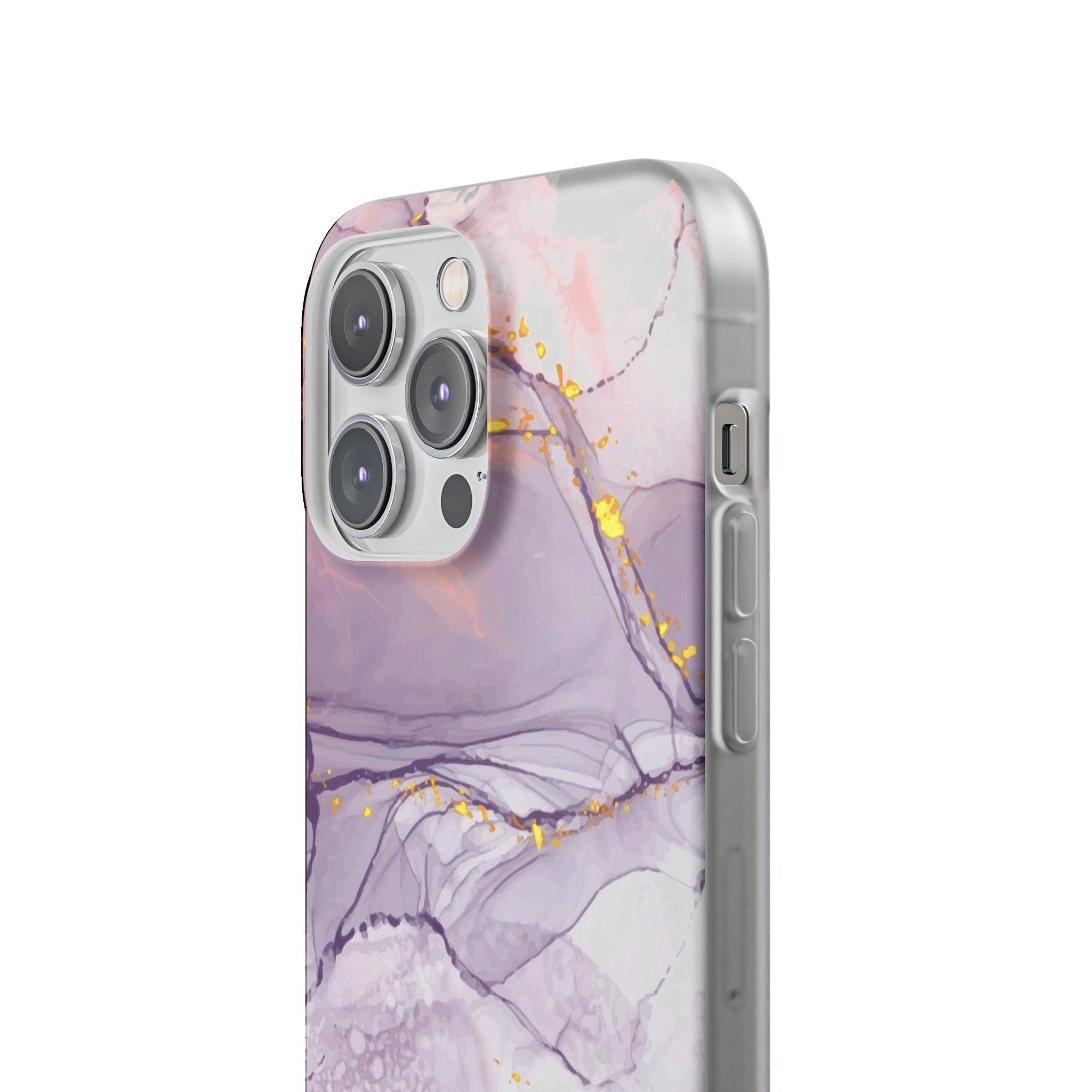 Lavender Marble Slim - PrettyKase