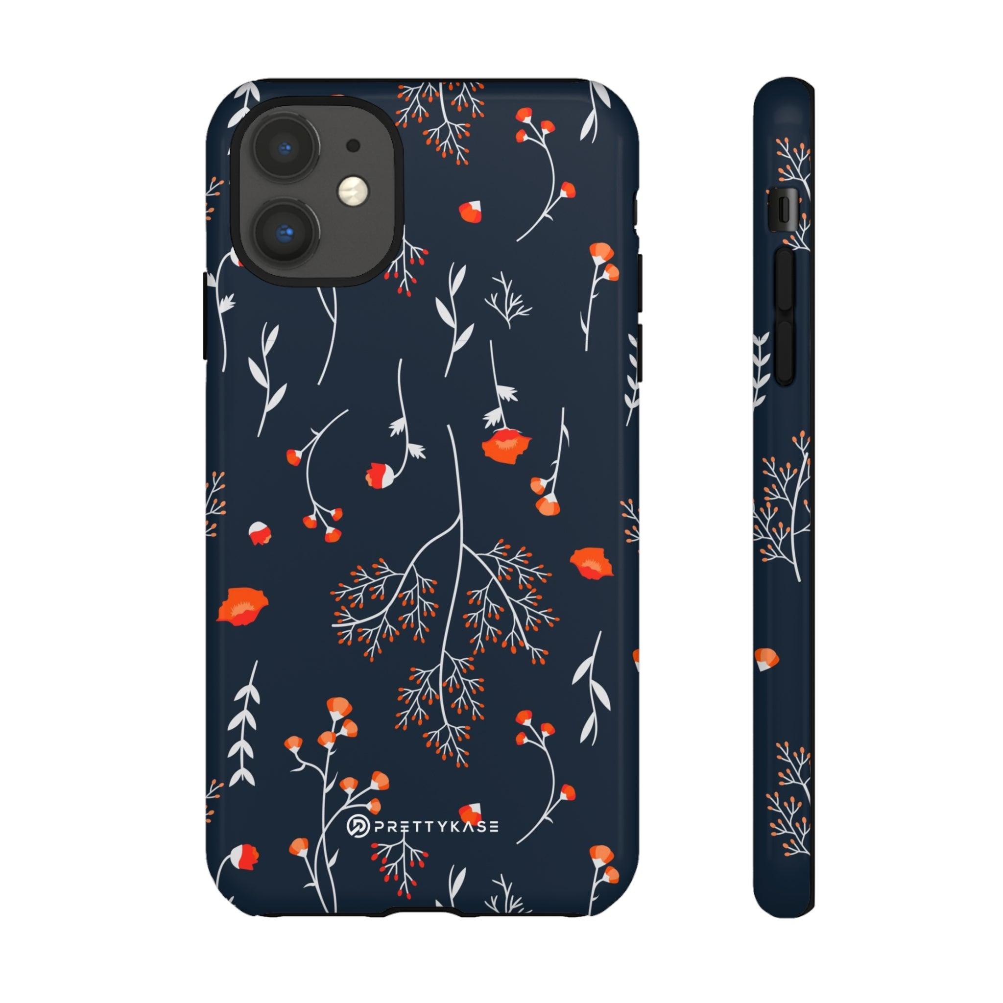 Blue Winter Floral - PrettyKase