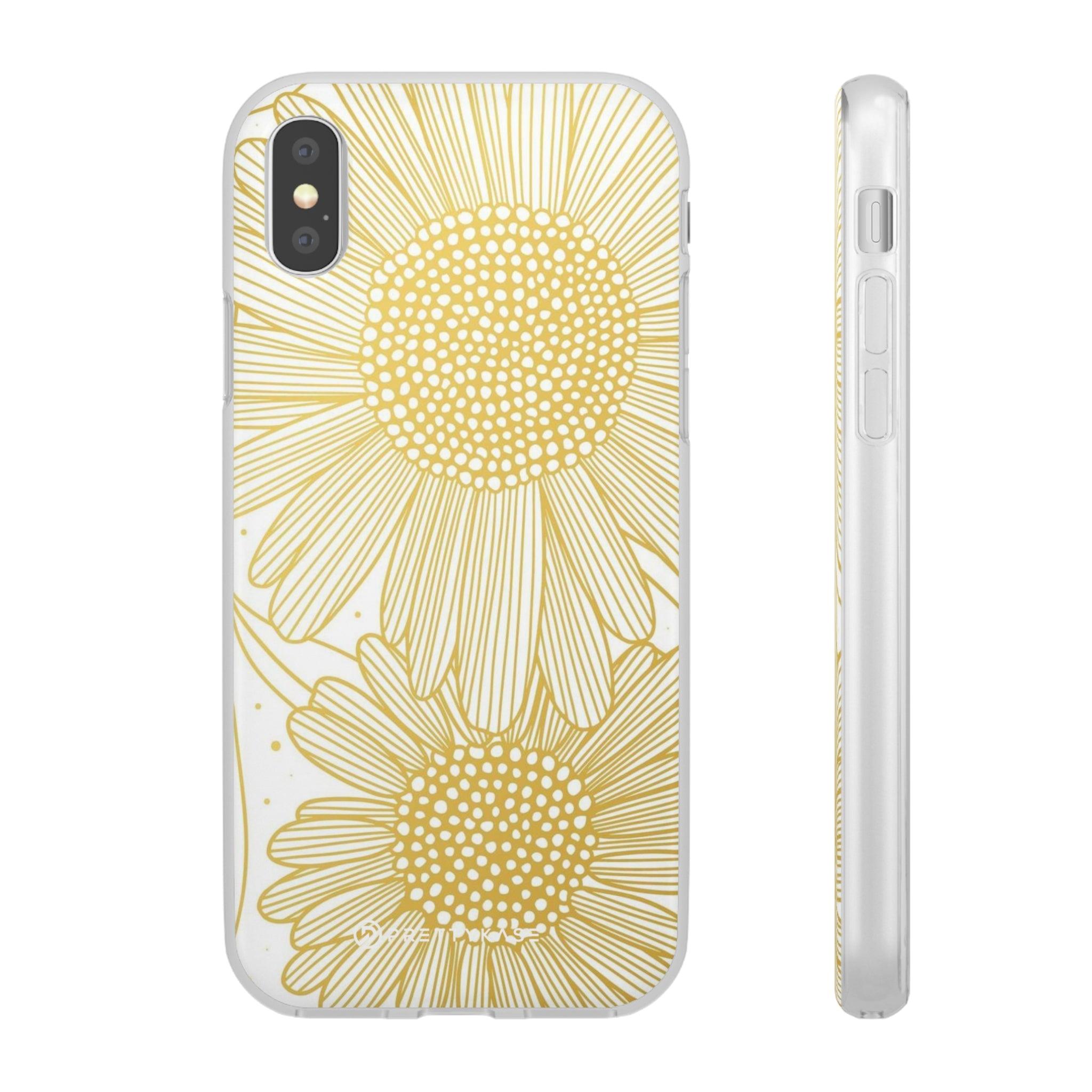 White Sun Flower Slim - PrettyKase