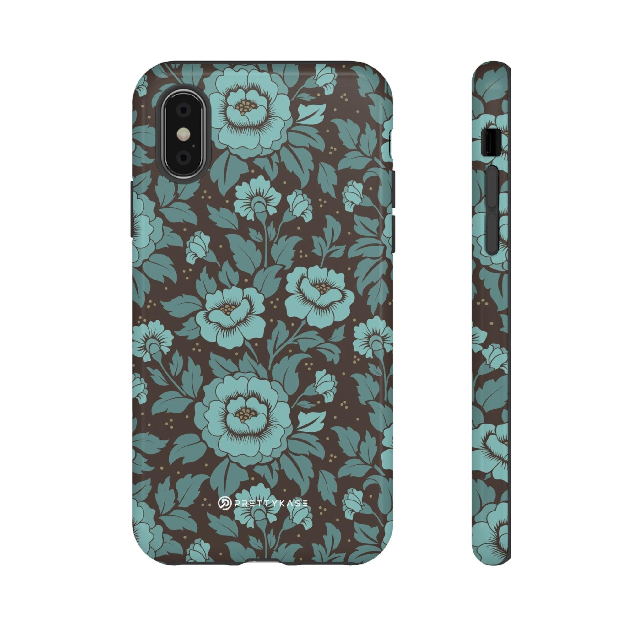 Turquoise Floral - PrettyKase