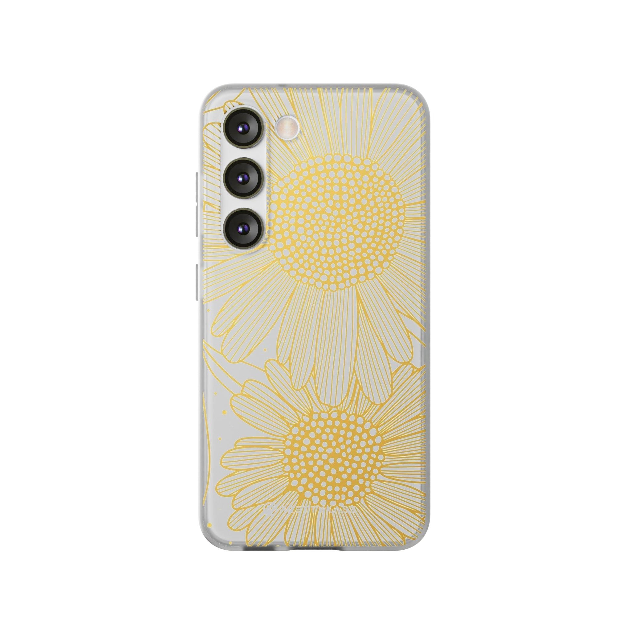 White Sun Flower Slim - PrettyKase