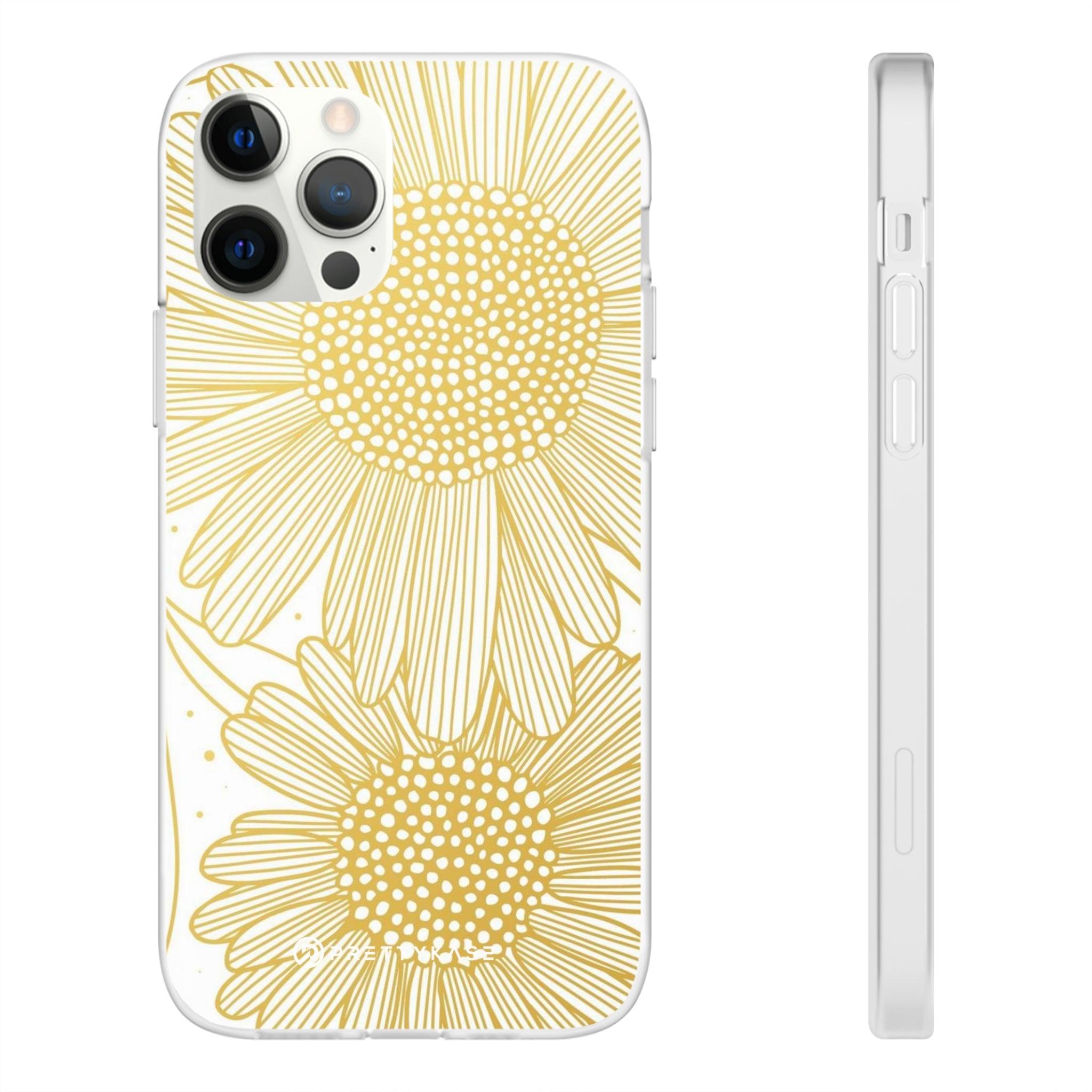 White Sun Flower Slim - PrettyKase