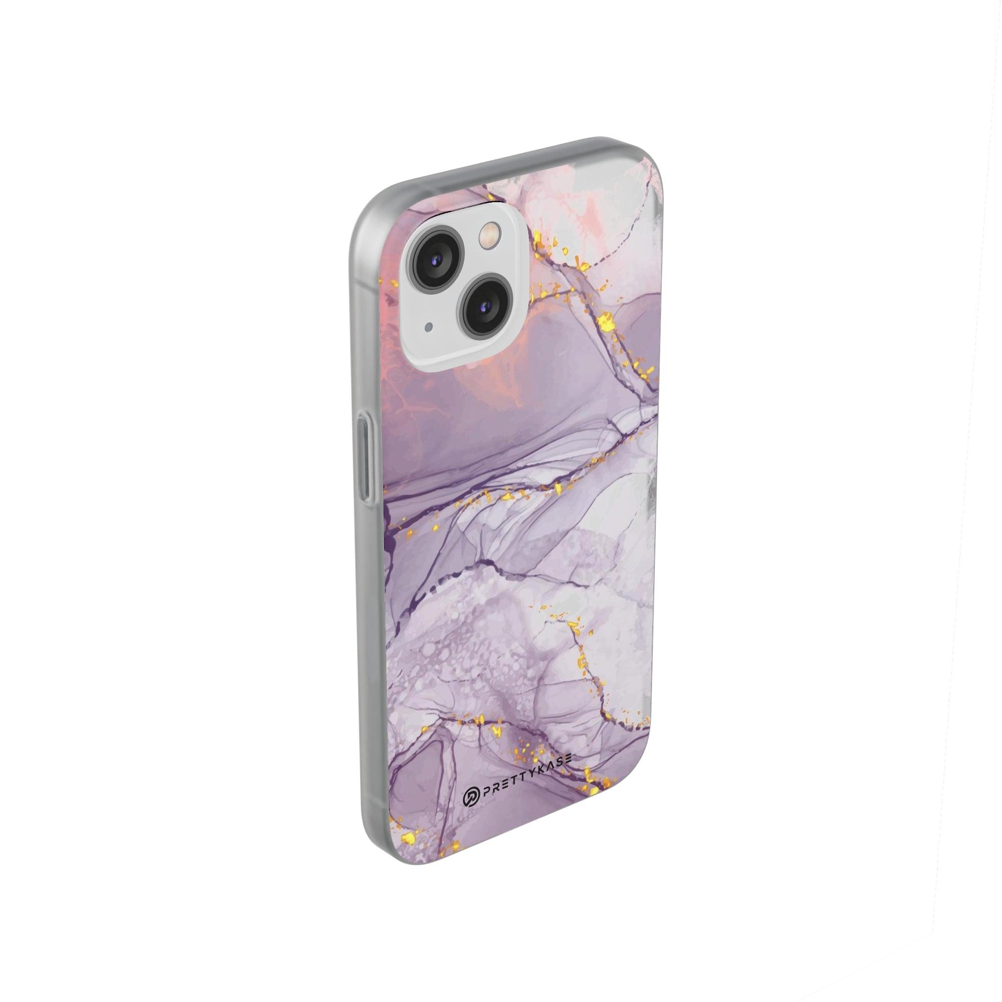 Lavender Marble Slim - PrettyKase