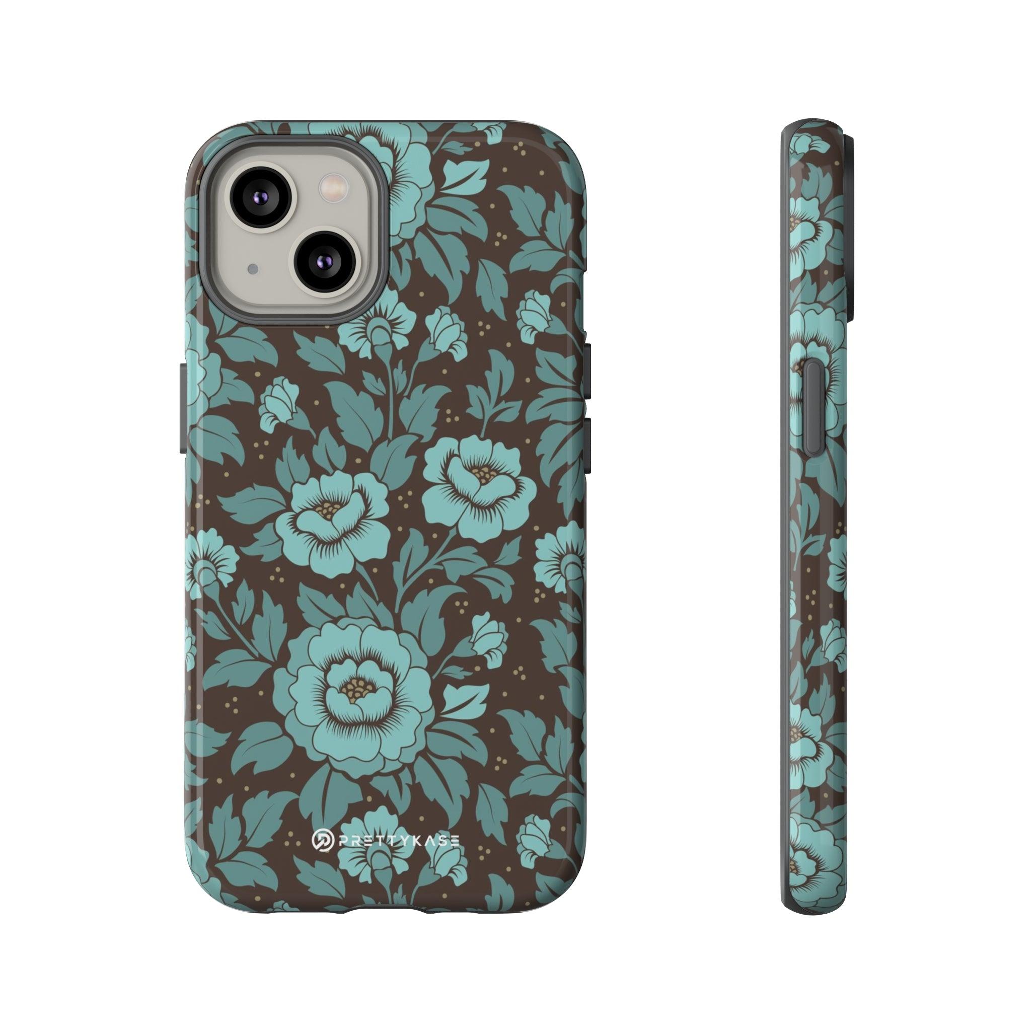 Turquoise Floral - PrettyKase