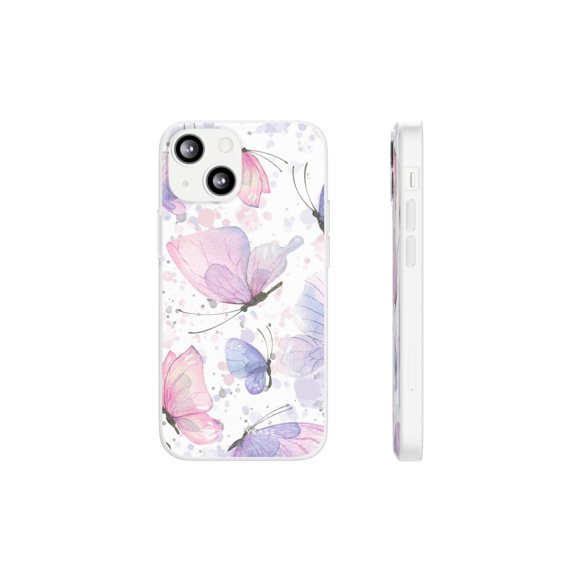 Pink Lilac Butterflies Slim - PrettyKase