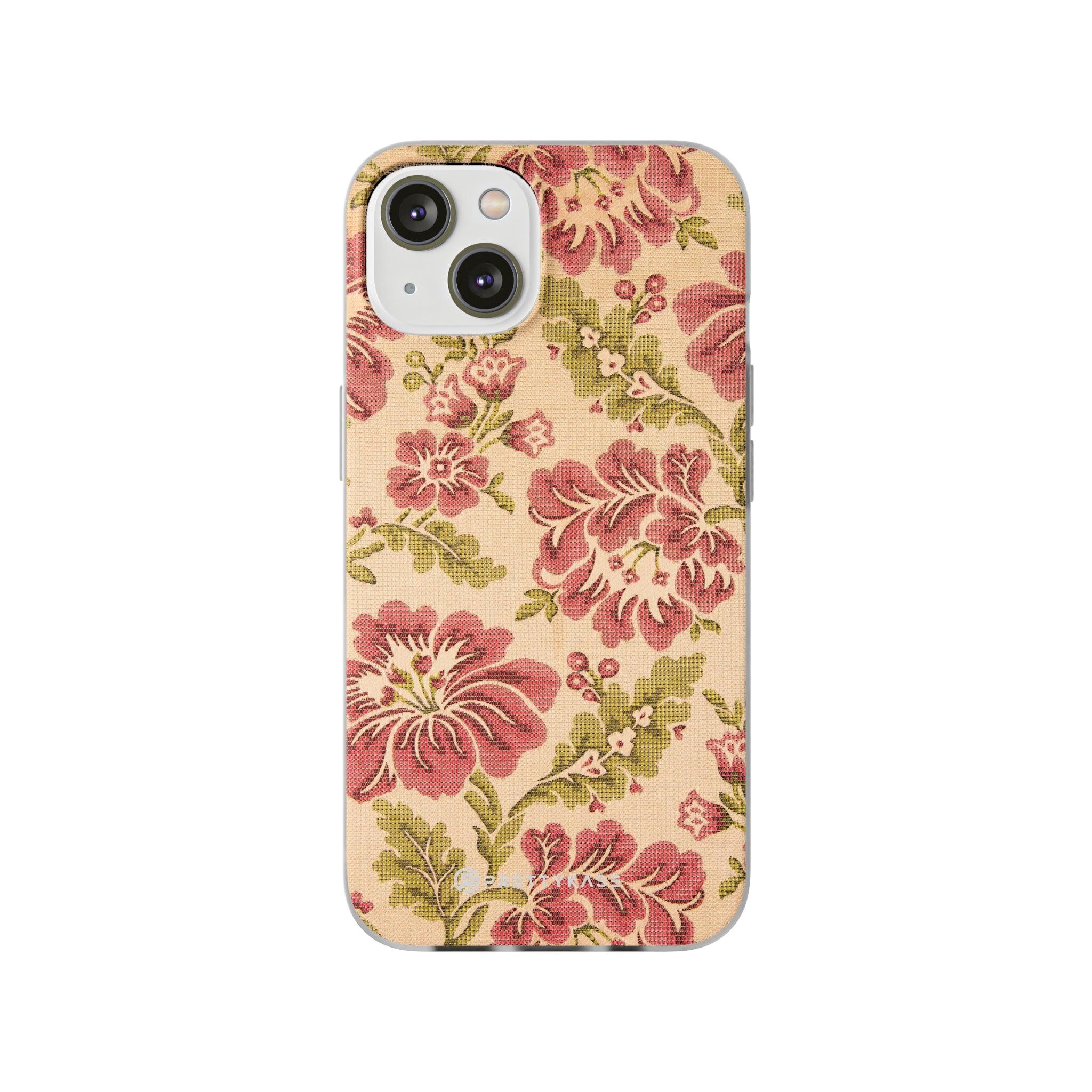 Fabric Floral Texture Slim - PrettyKase