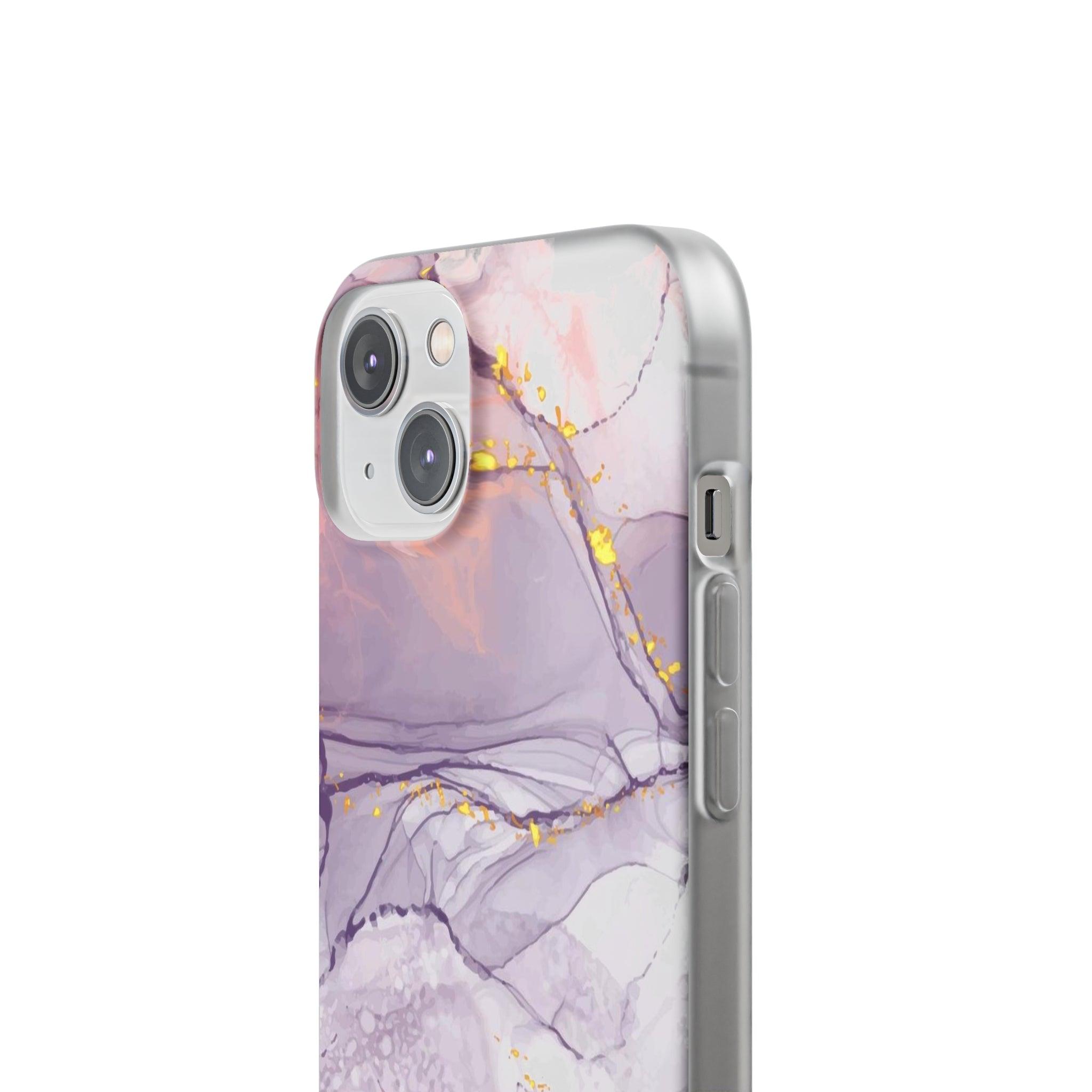 Lavender Marble Slim - PrettyKase