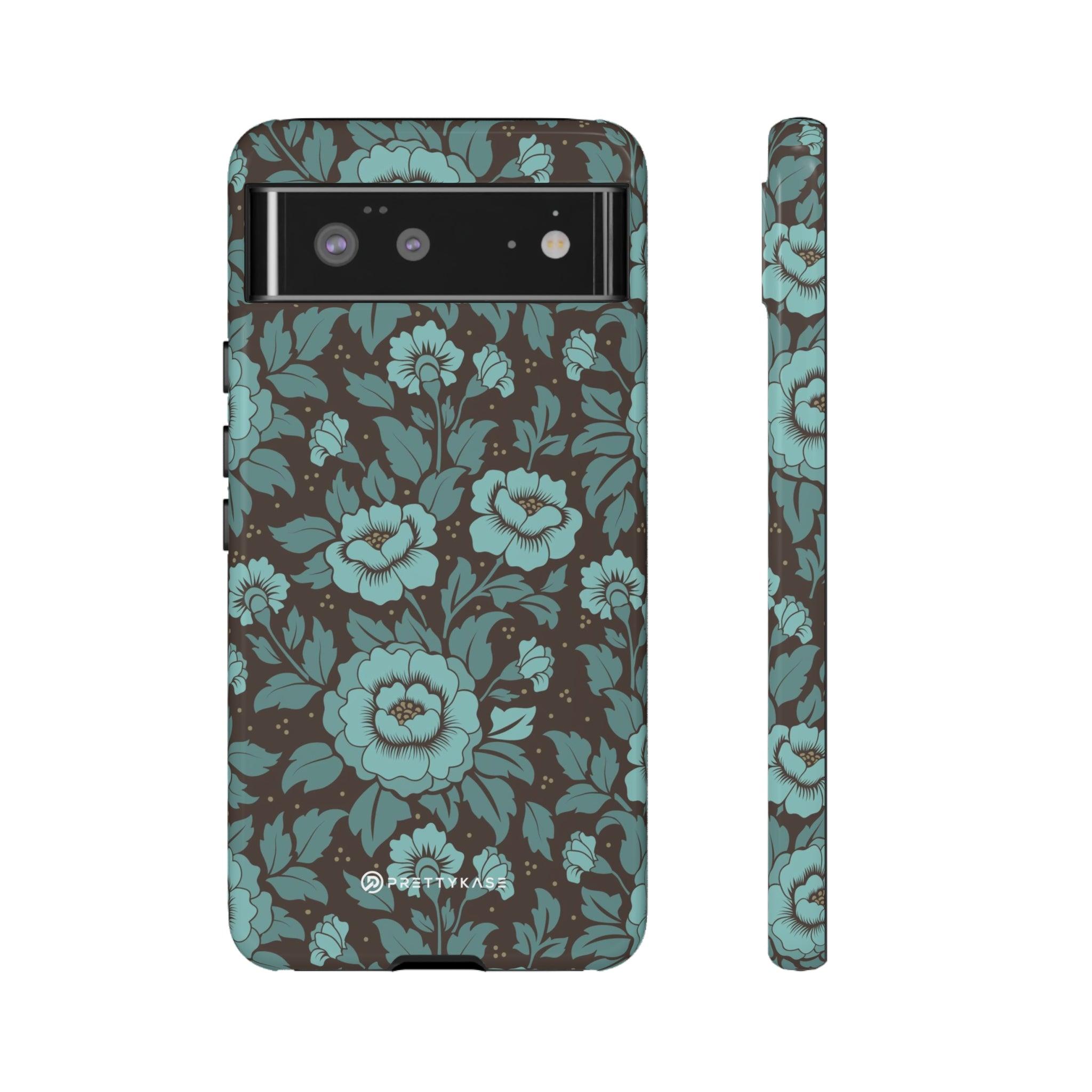 Turquoise Floral - PrettyKase