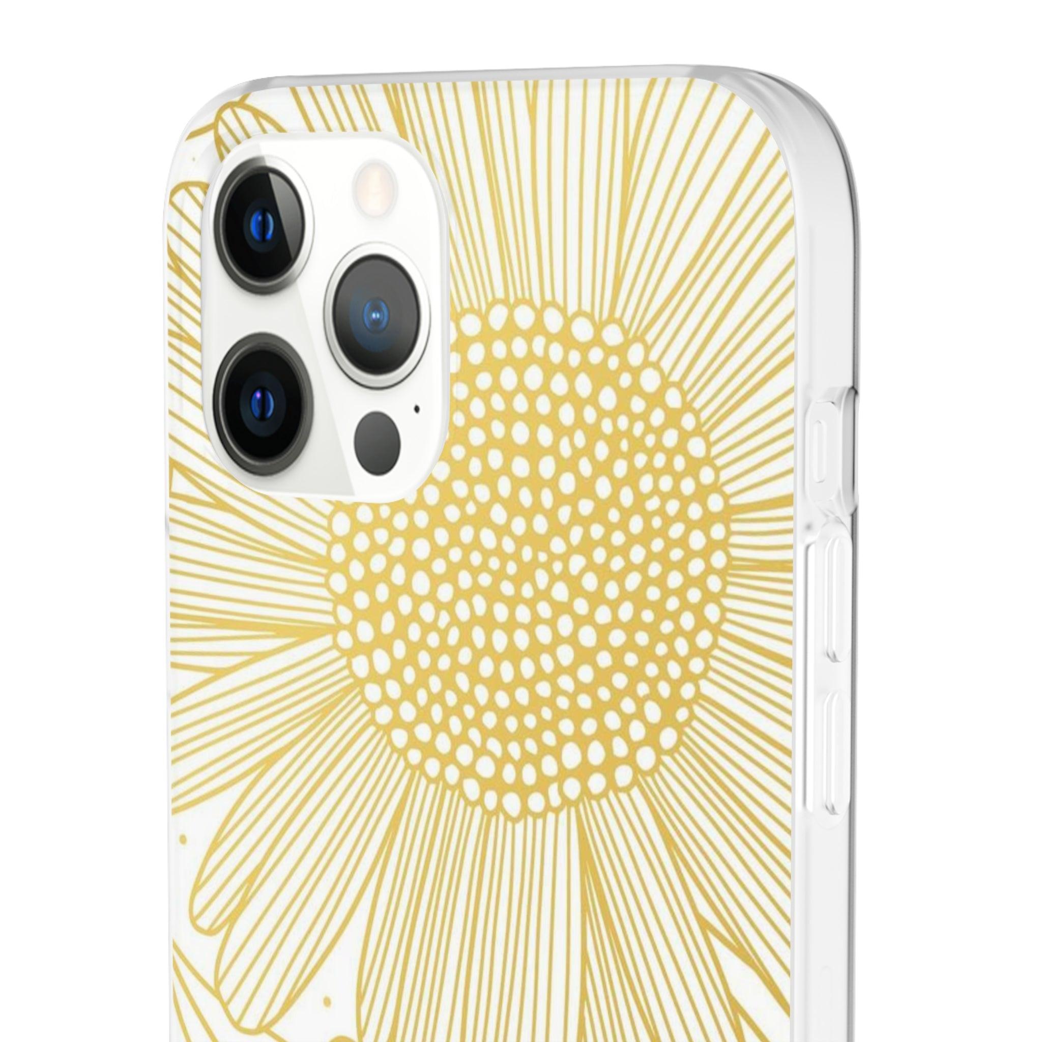 White Sun Flower Slim - PrettyKase