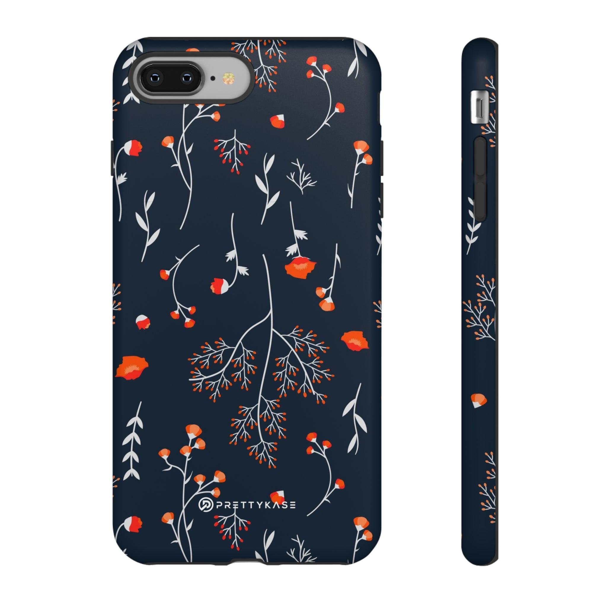 Blue Winter Floral - PrettyKase