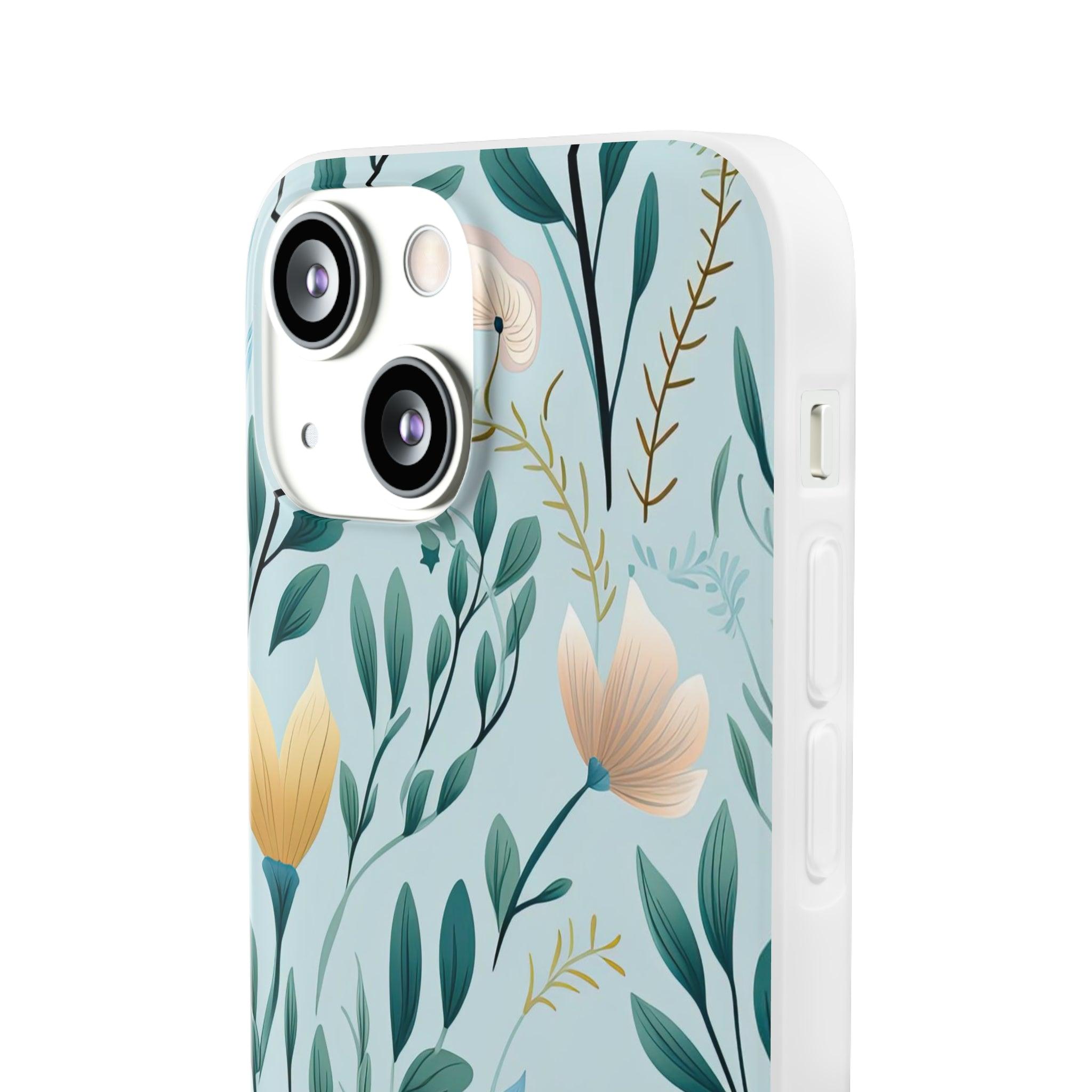 Flower Leaf Pastel Slim - PrettyKase