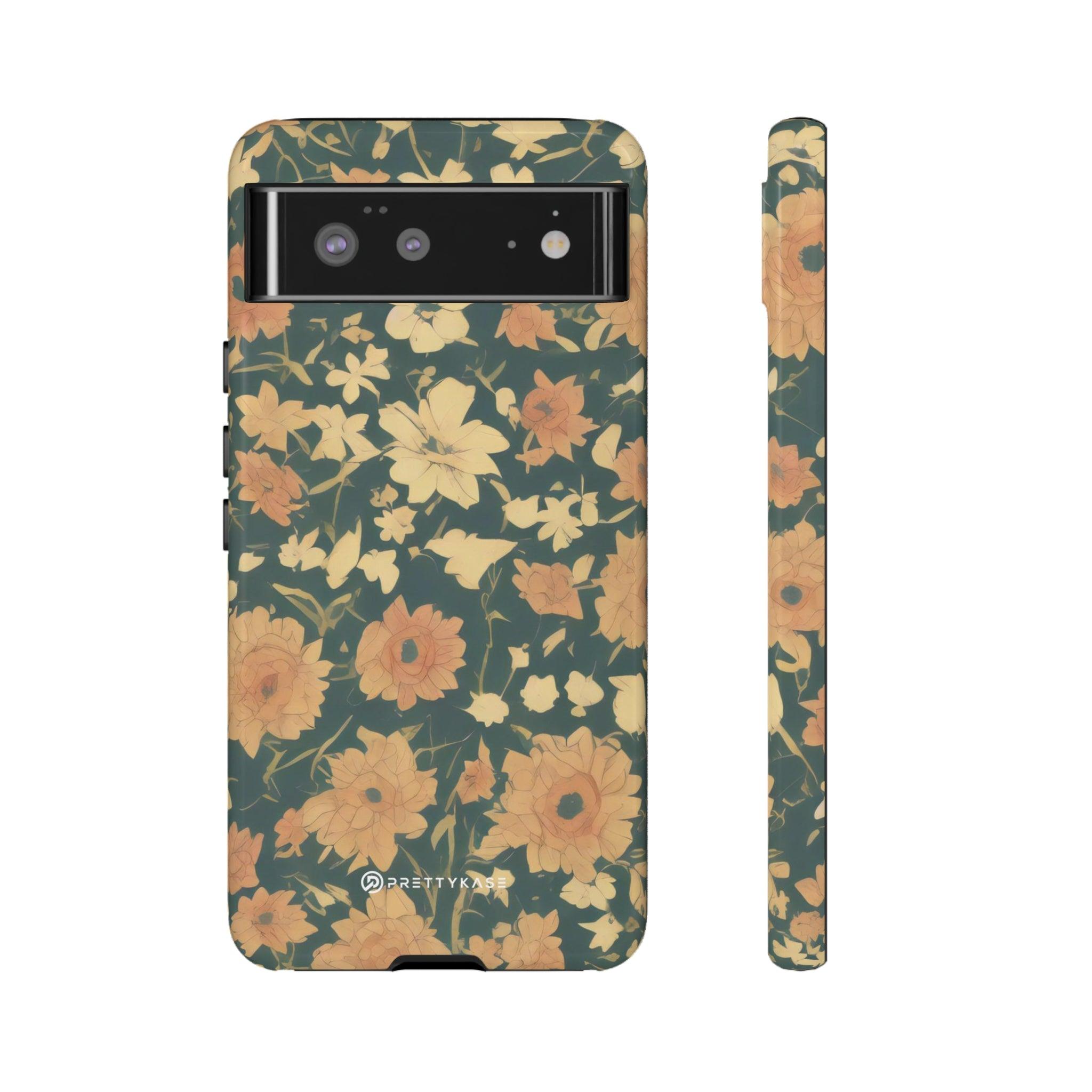 Olive Green Floral - PrettyKase