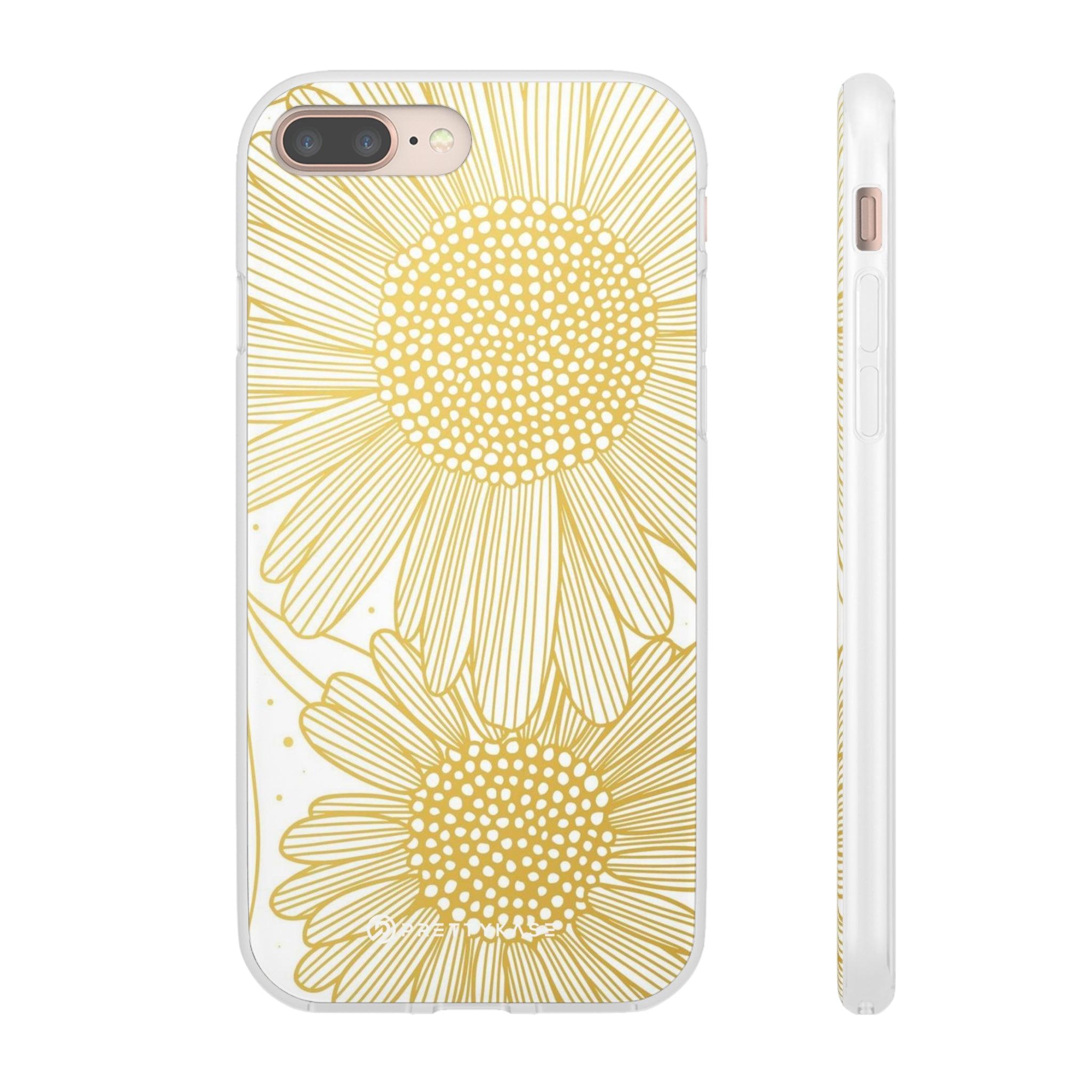 White Sun Flower Slim - PrettyKase