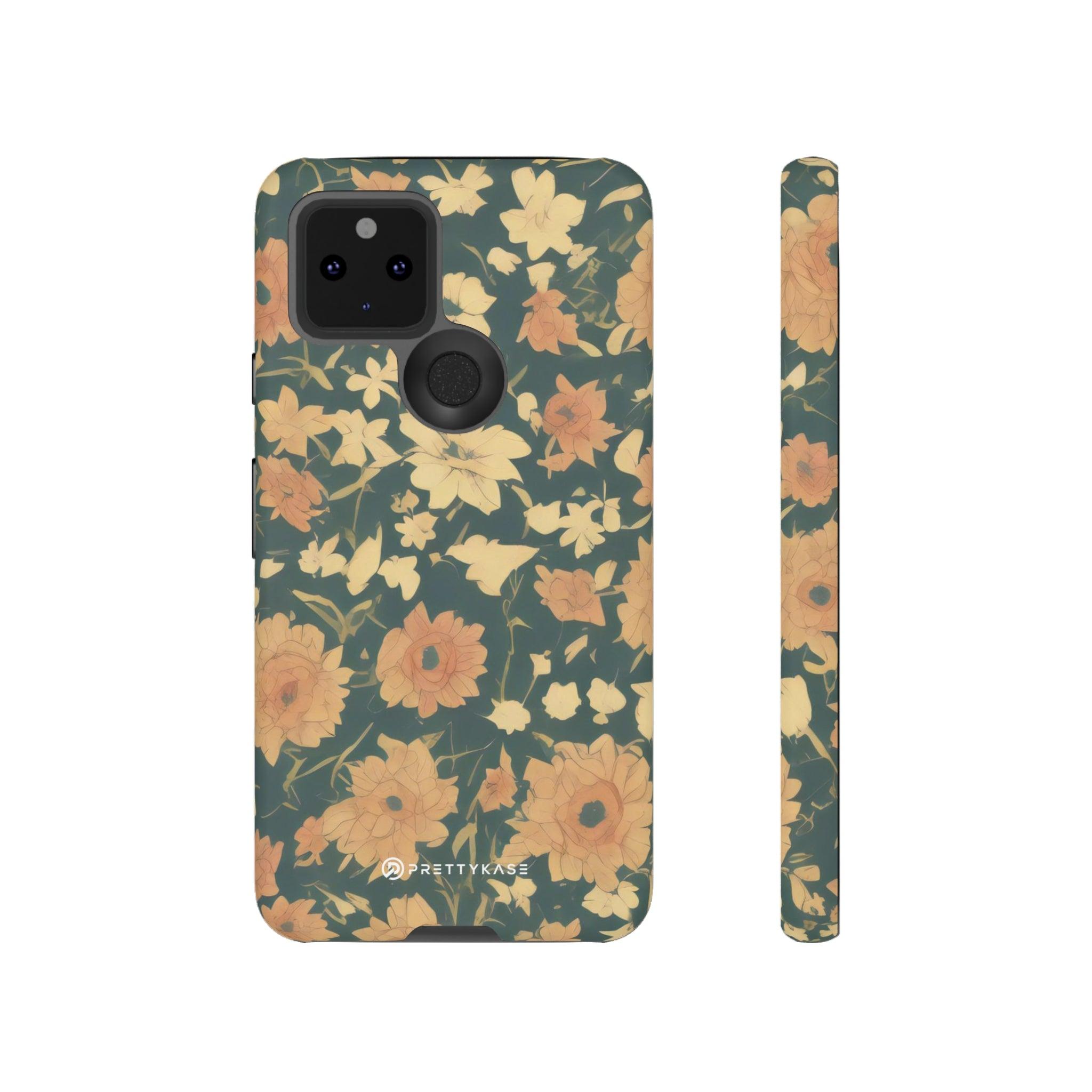 Olive Green Floral - PrettyKase