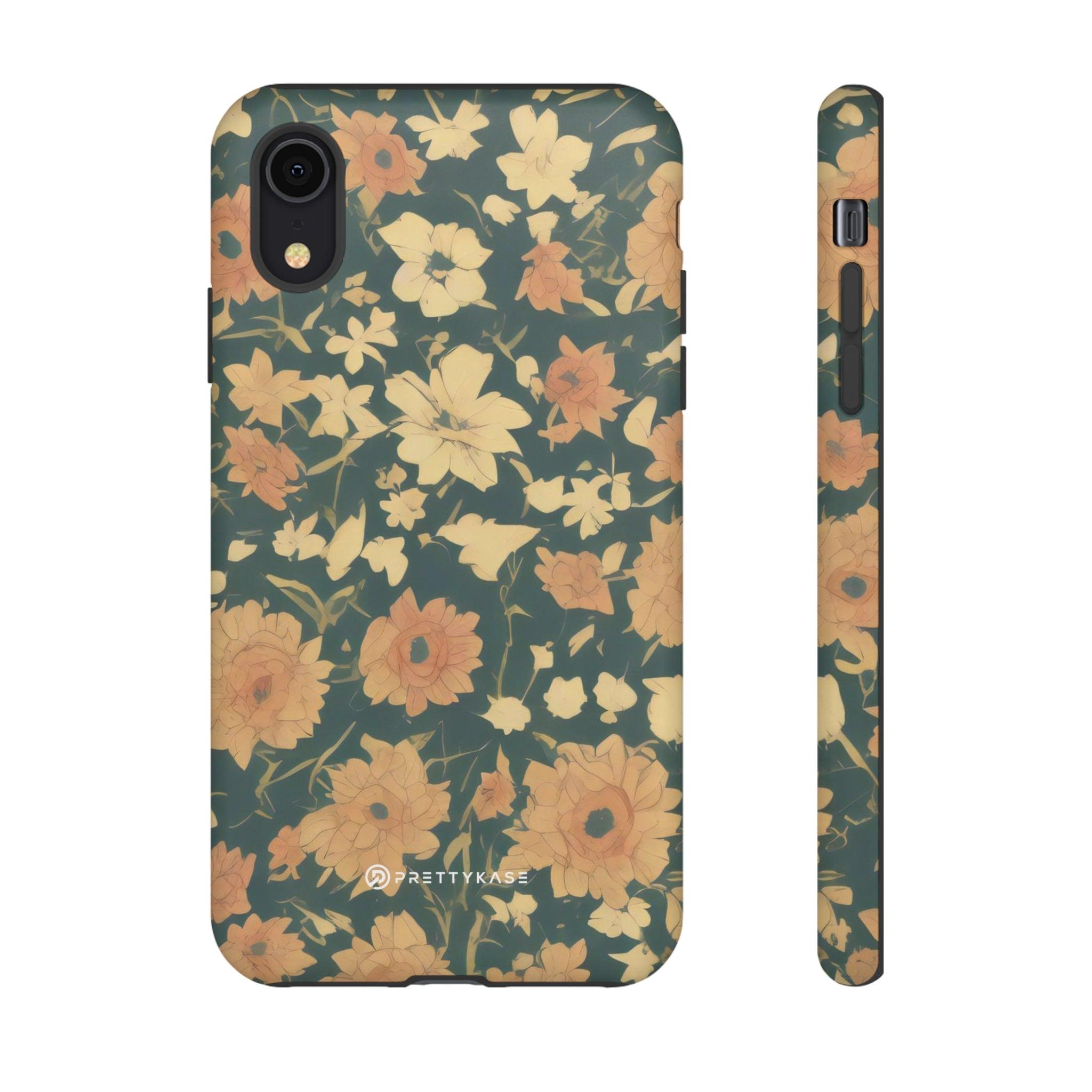 Olive Green Floral - PrettyKase