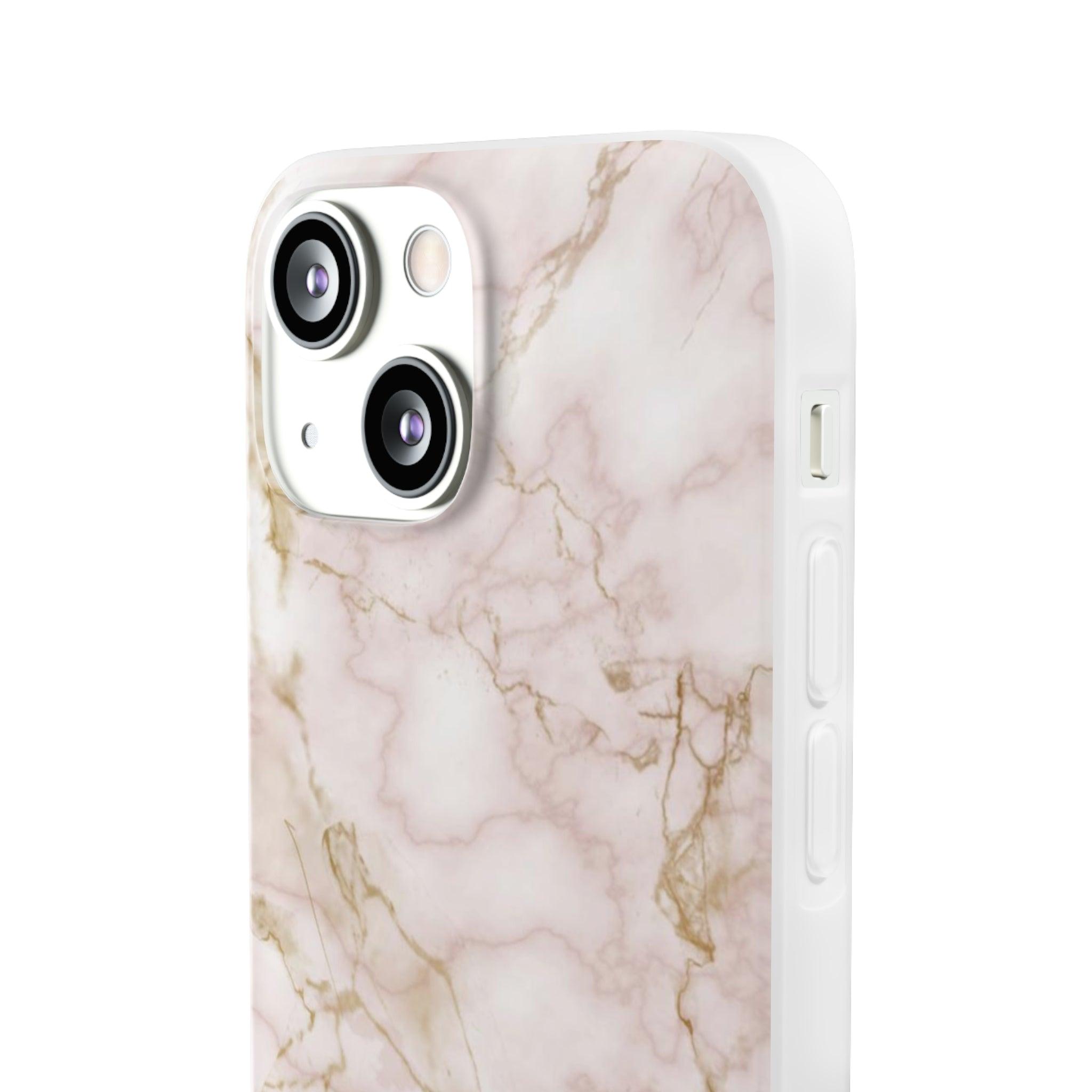 Golden Rosed Marble Slim - PrettyKase