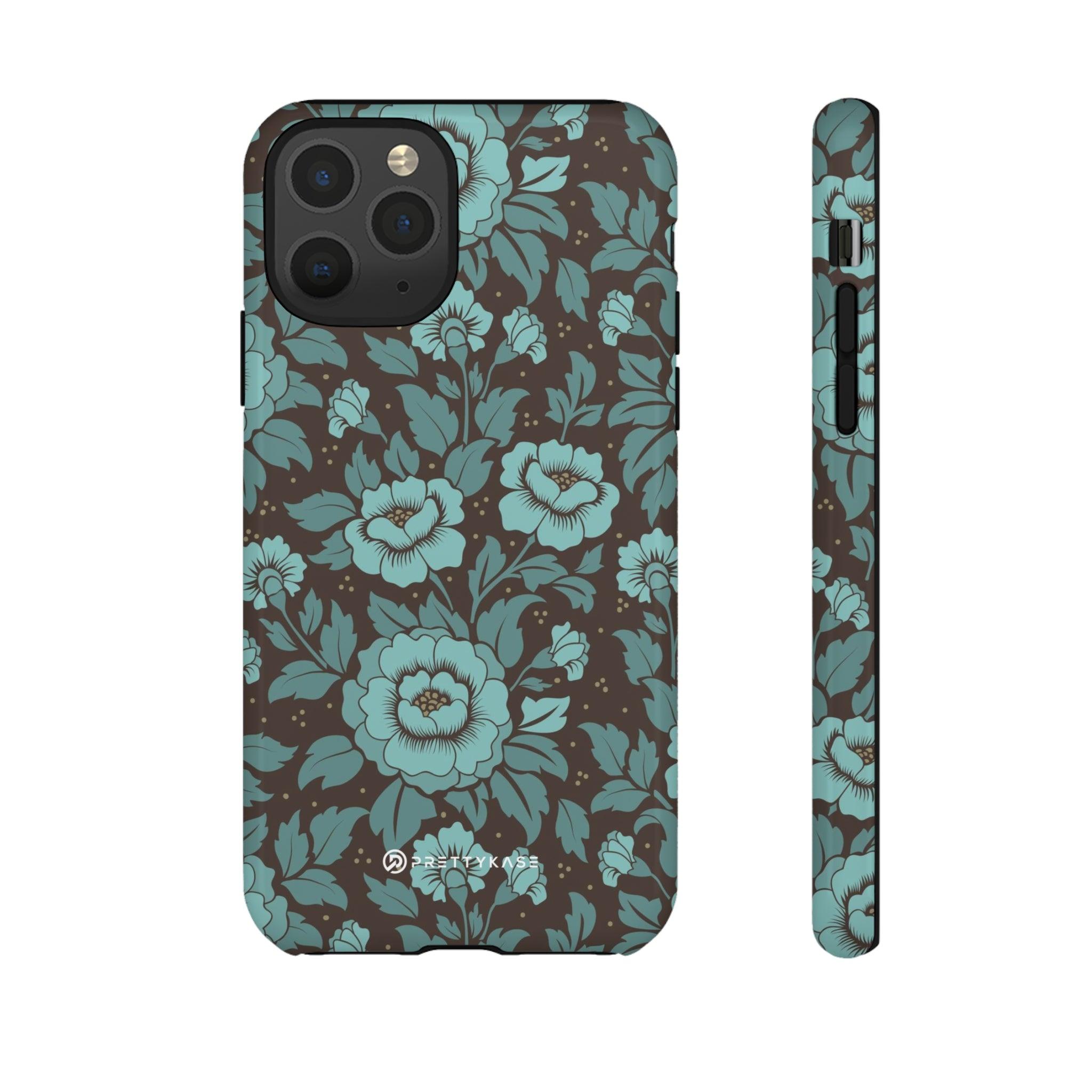 Turquoise Floral - PrettyKase