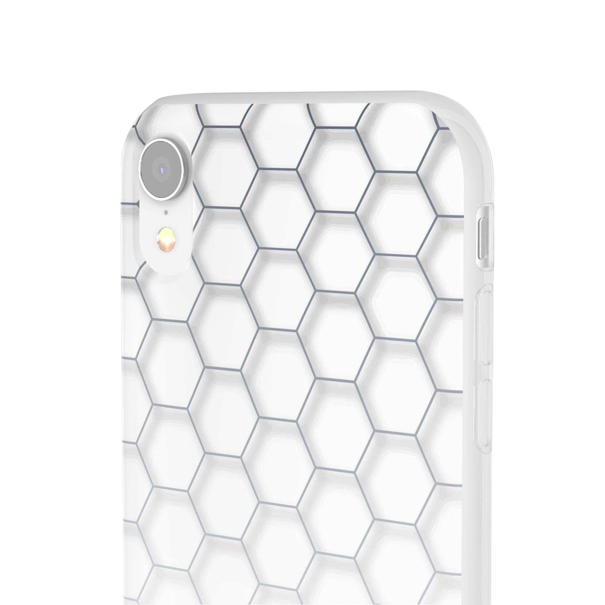 White Hexagon Slim - PrettyKase