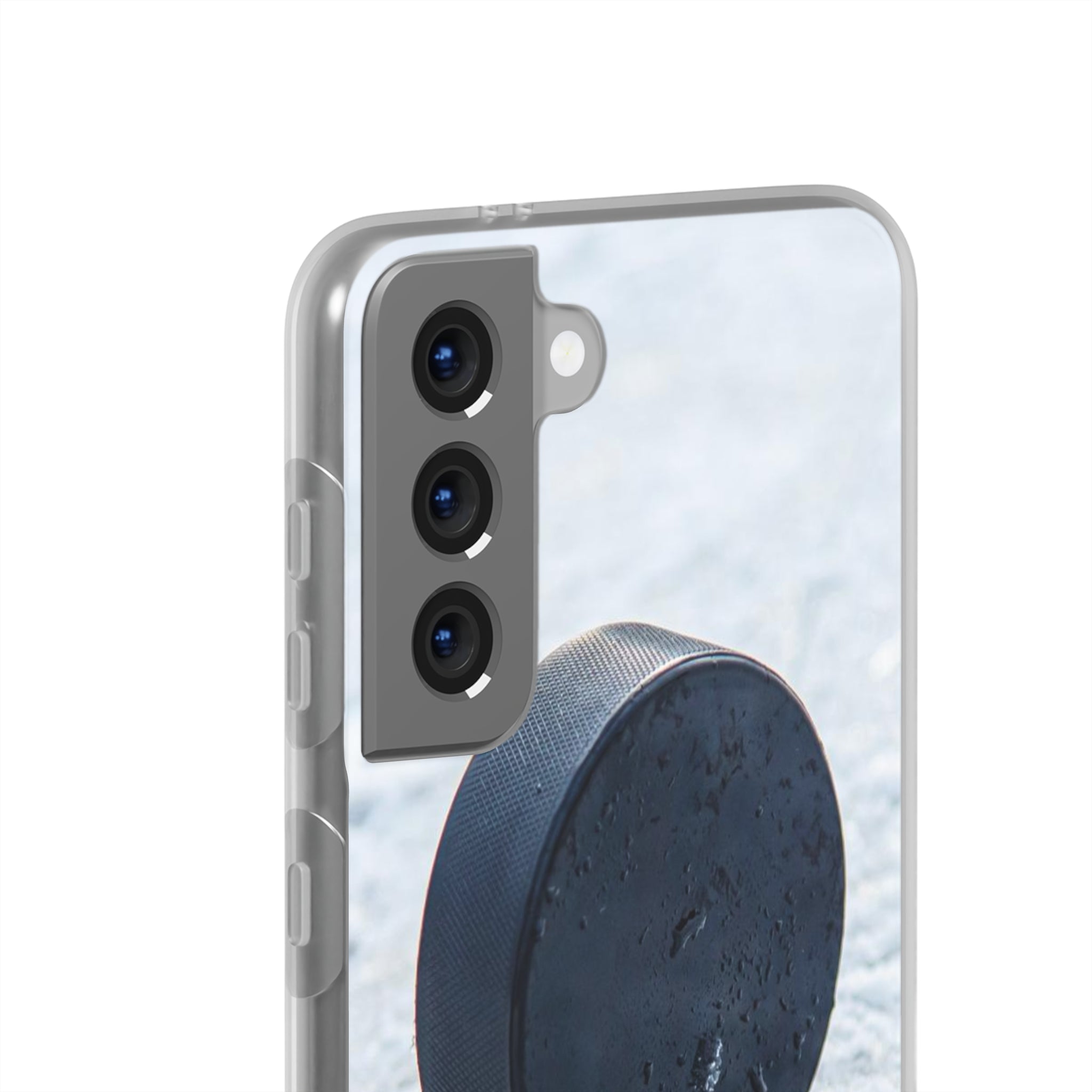 Black Hockey Puck Slim