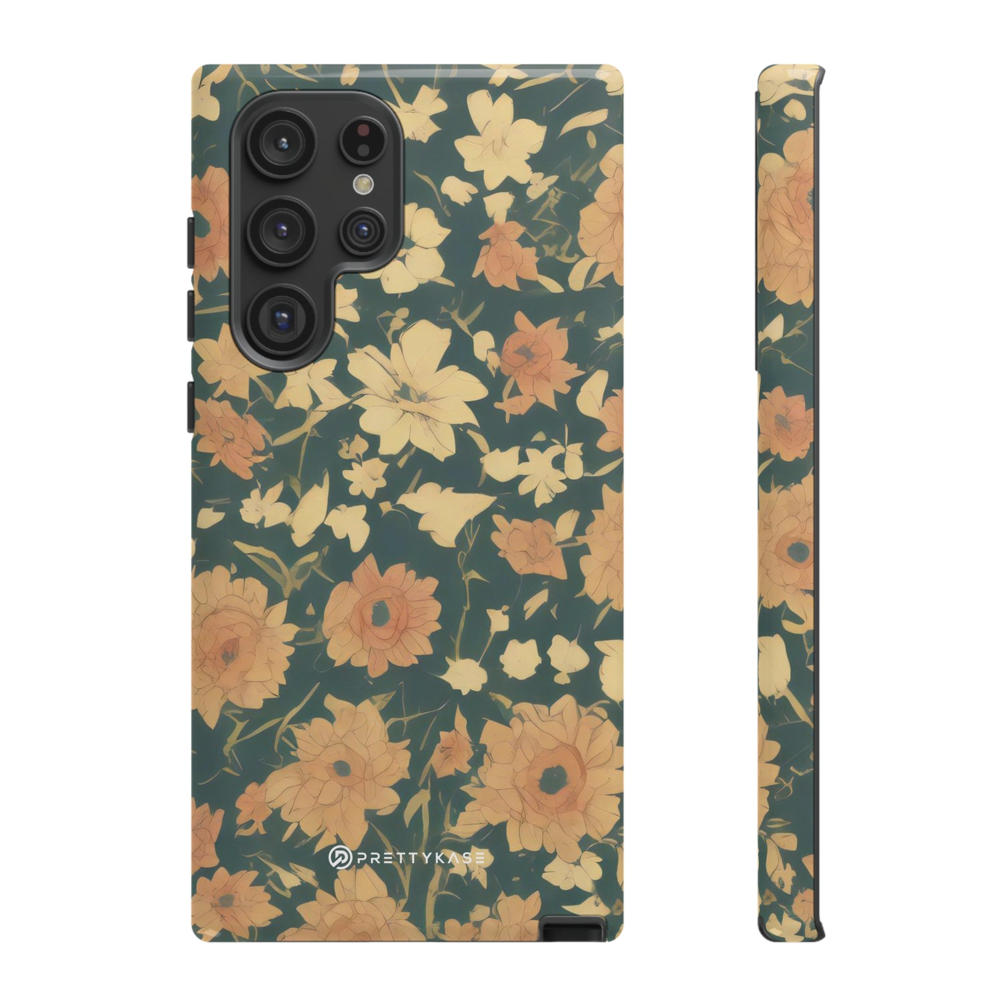 Floral vert olive