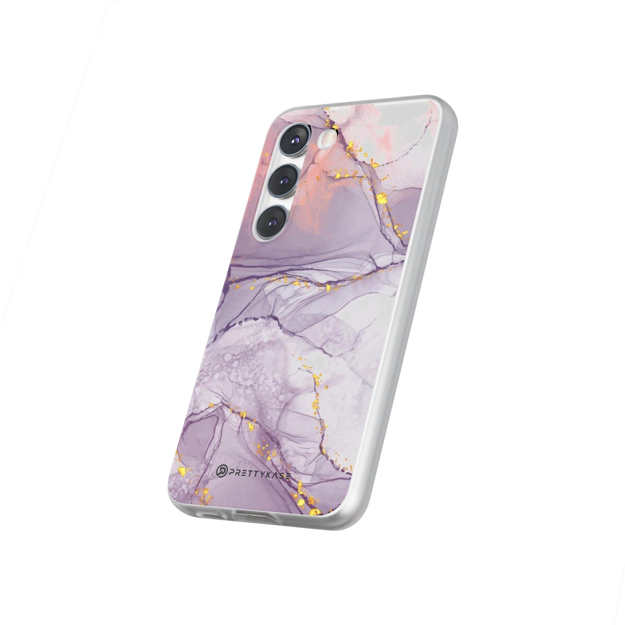 Lavender Marble Slim - PrettyKase