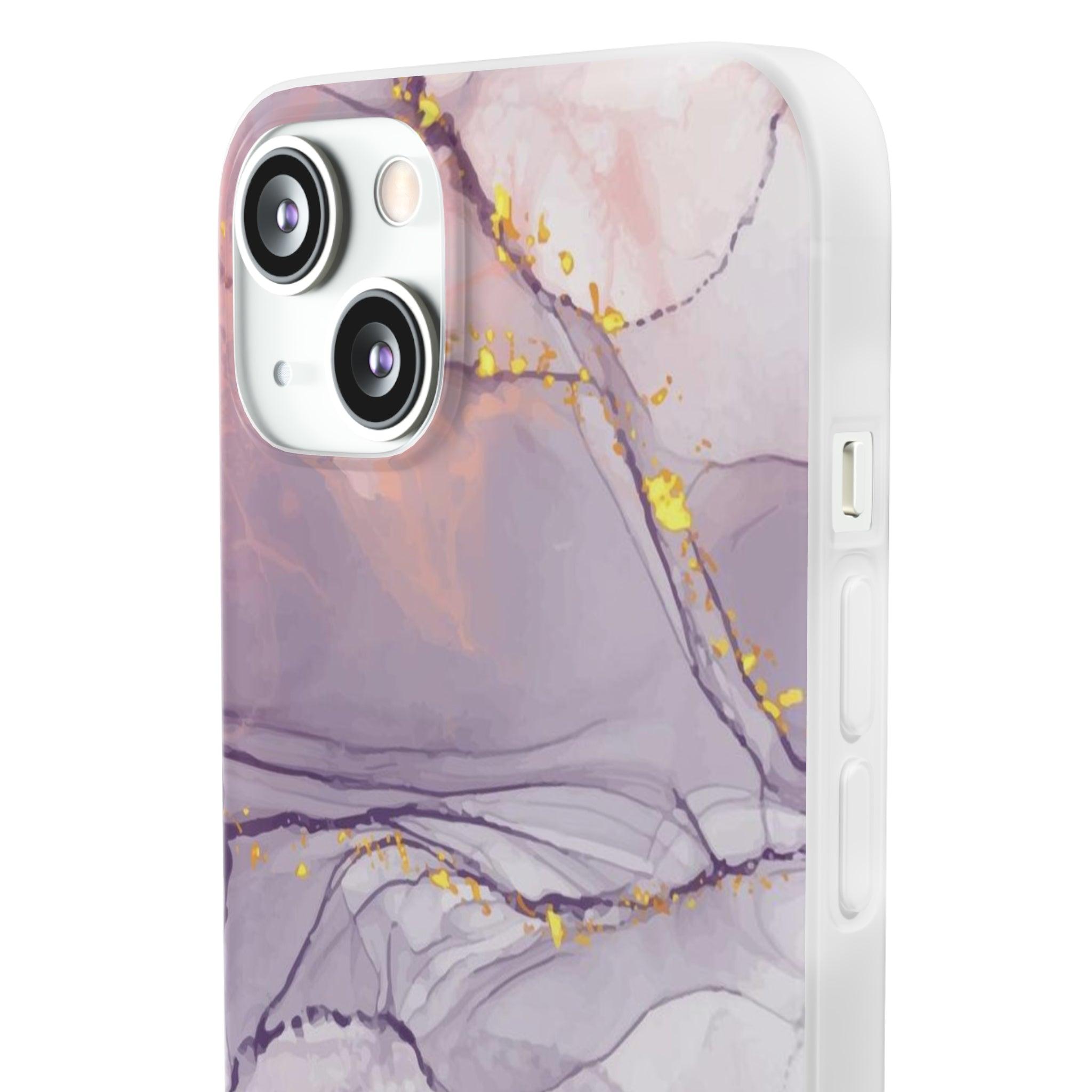 Lavender Marble Slim - PrettyKase