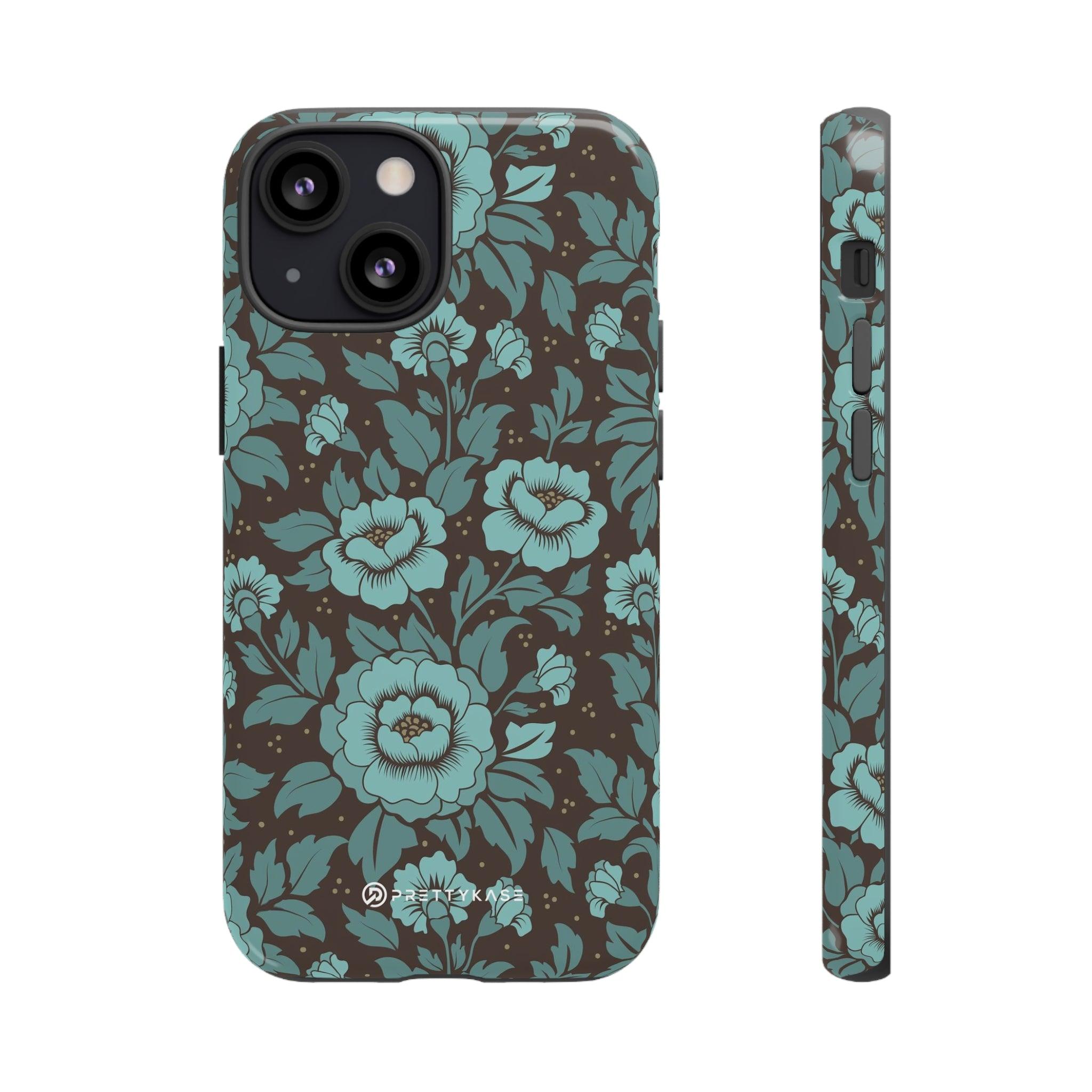 Turquoise Floral - PrettyKase